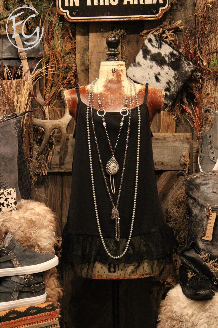 lace tank extender, farm girls fancy frills