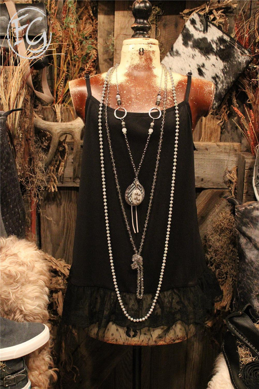 lace tank extender, farm girls fancy frills