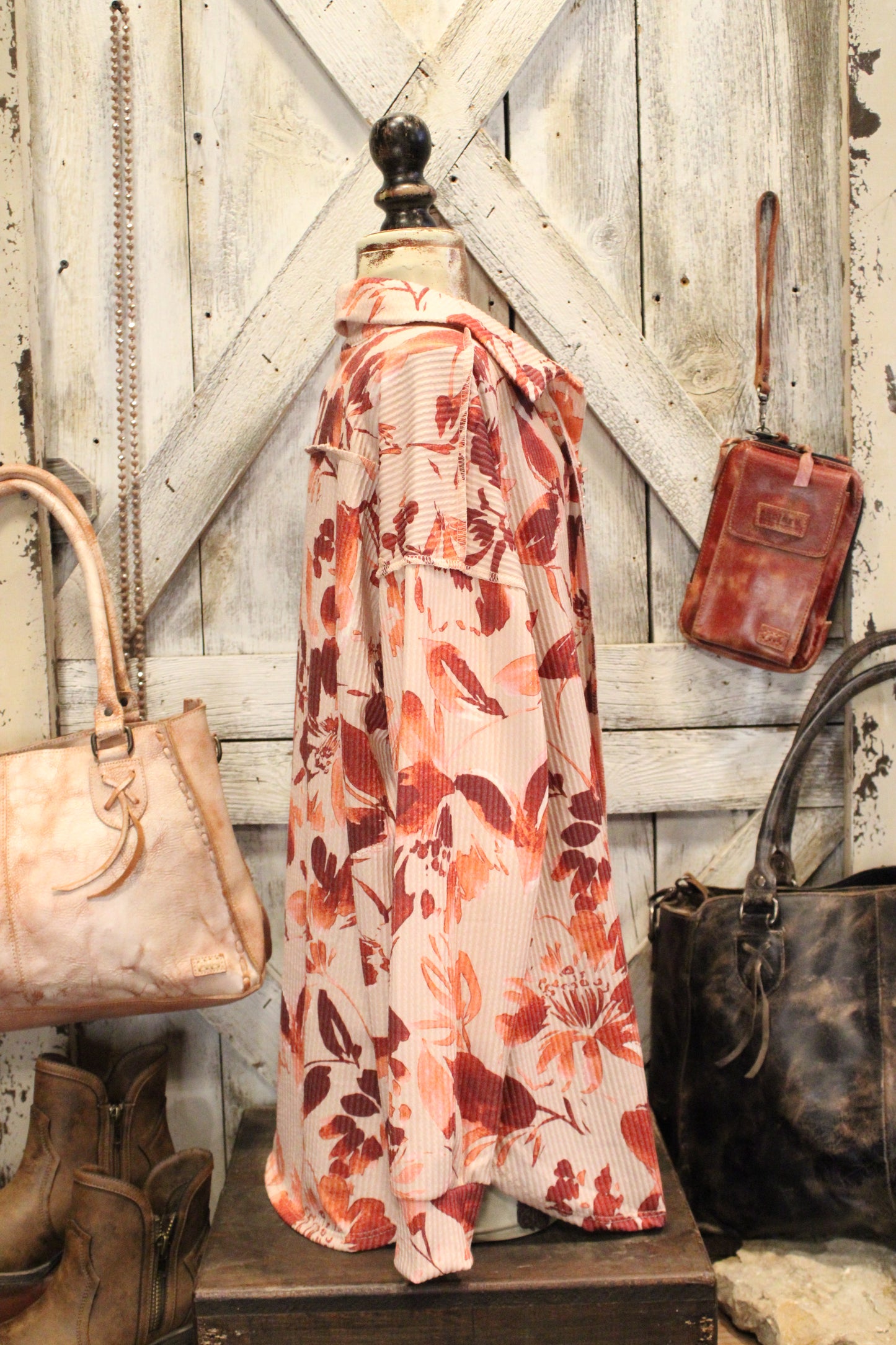 Falling Florals Button Up