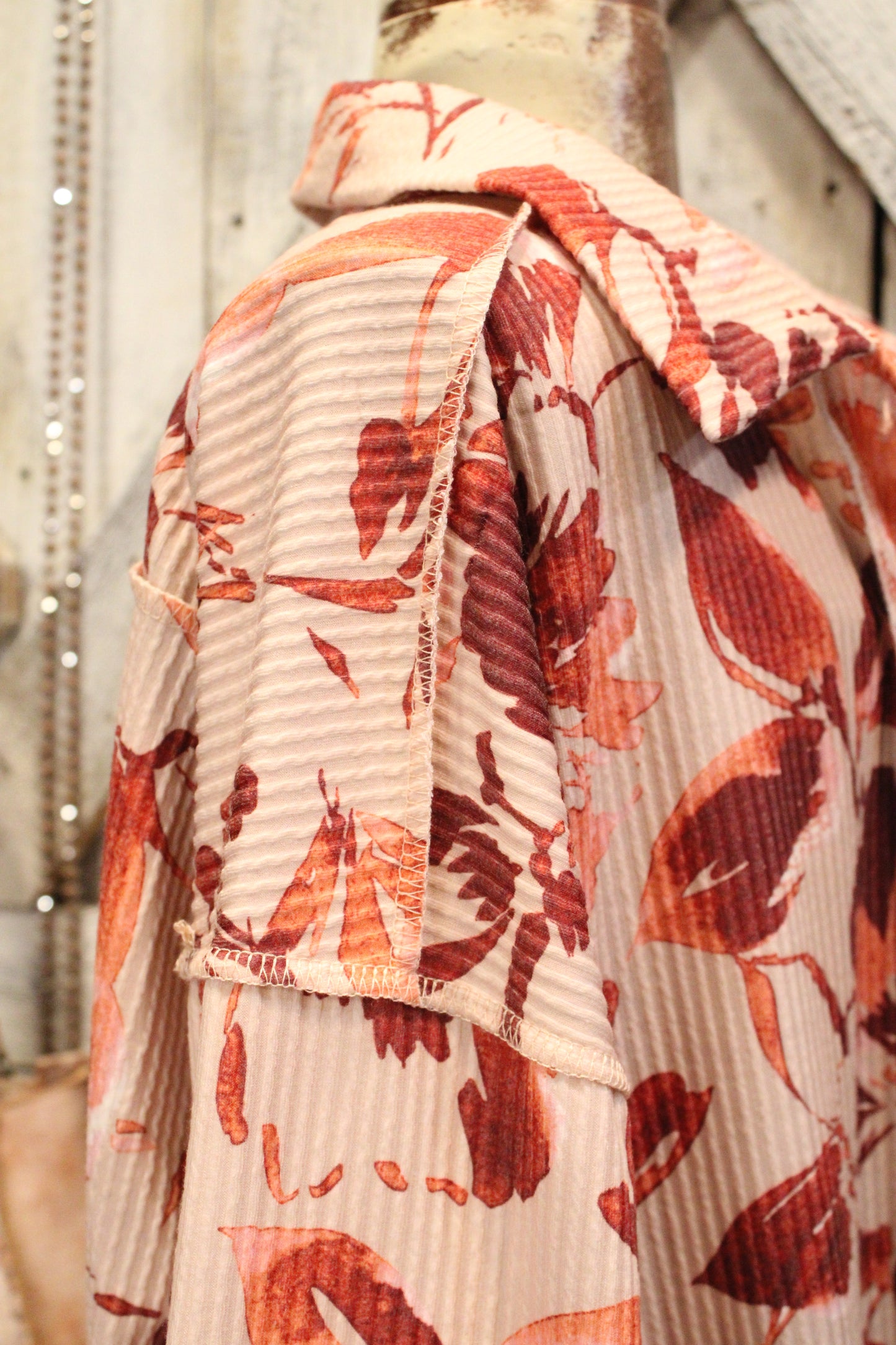 Falling Florals Button Up