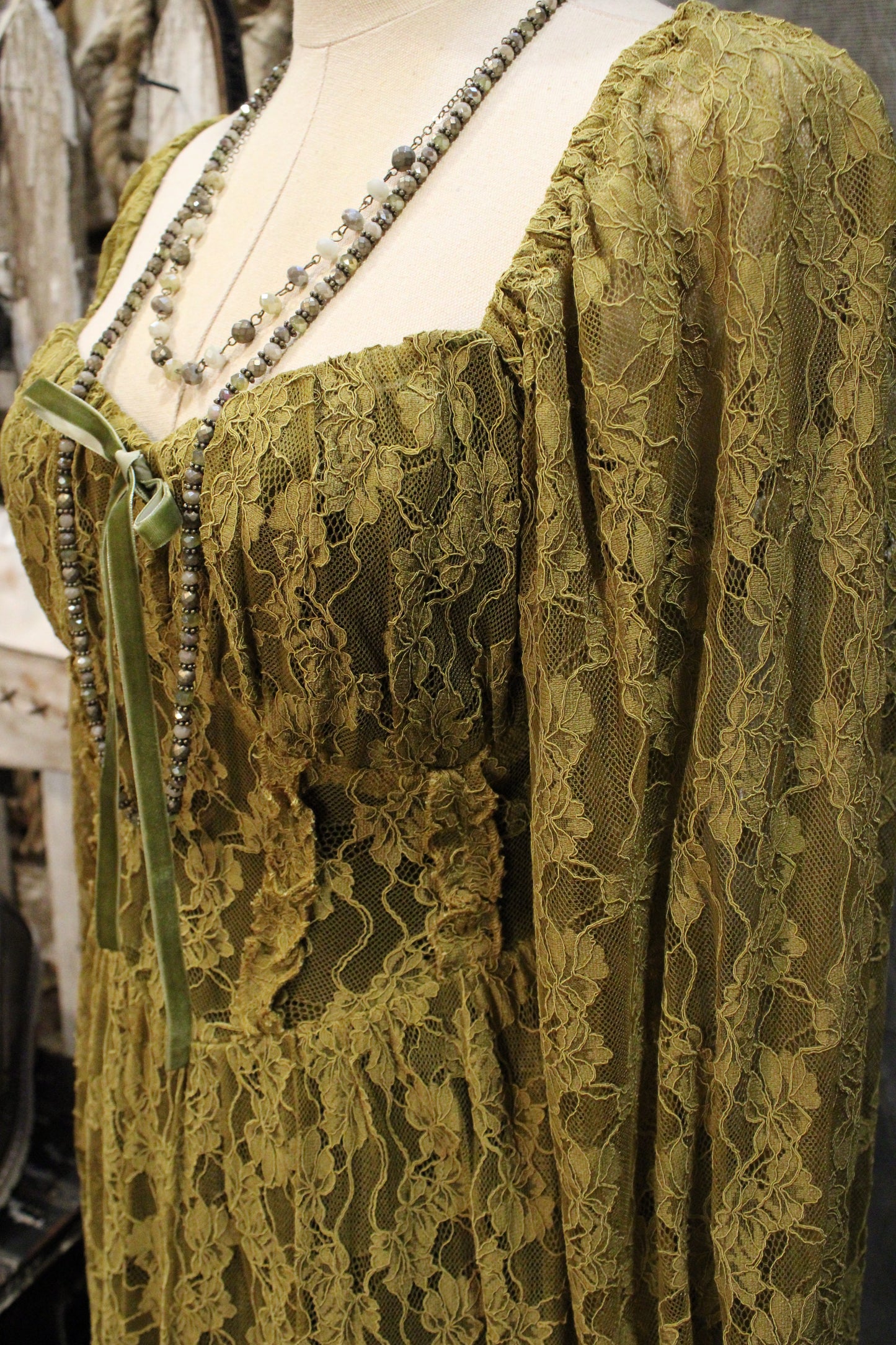 Miss Melody Olive Dress