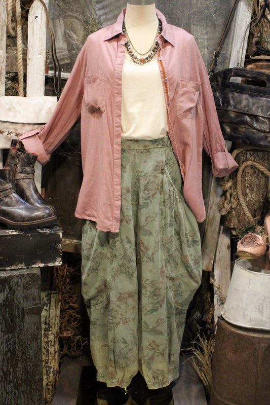 Vintage Garden Floral Pants