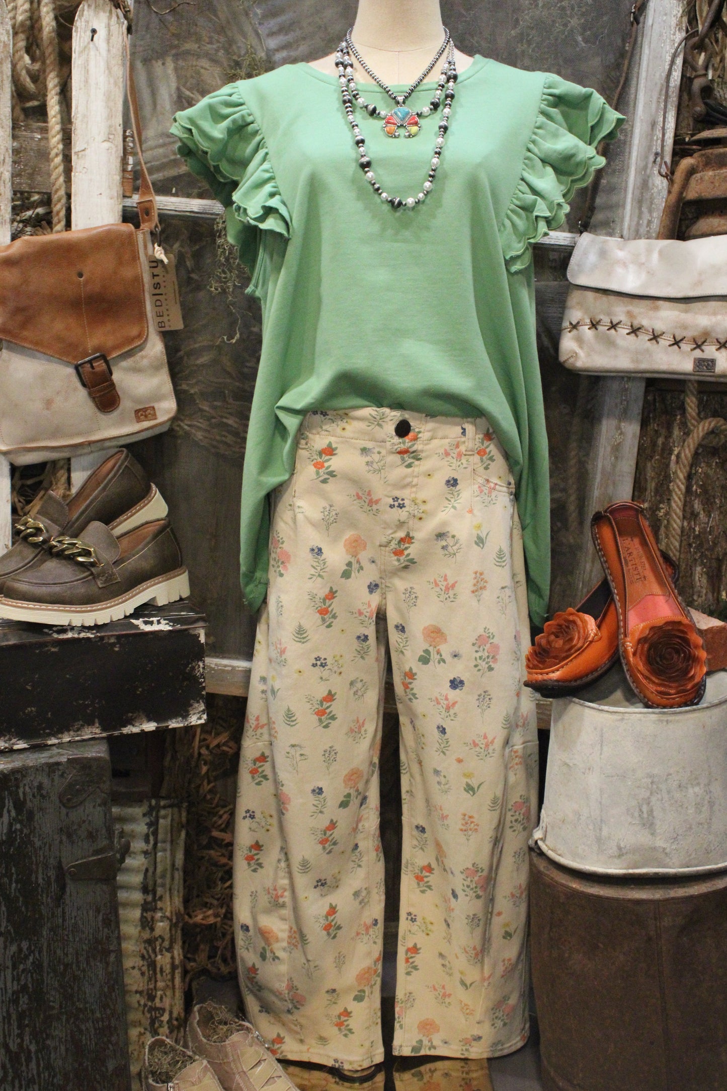 Sweet Pea Floral Pants