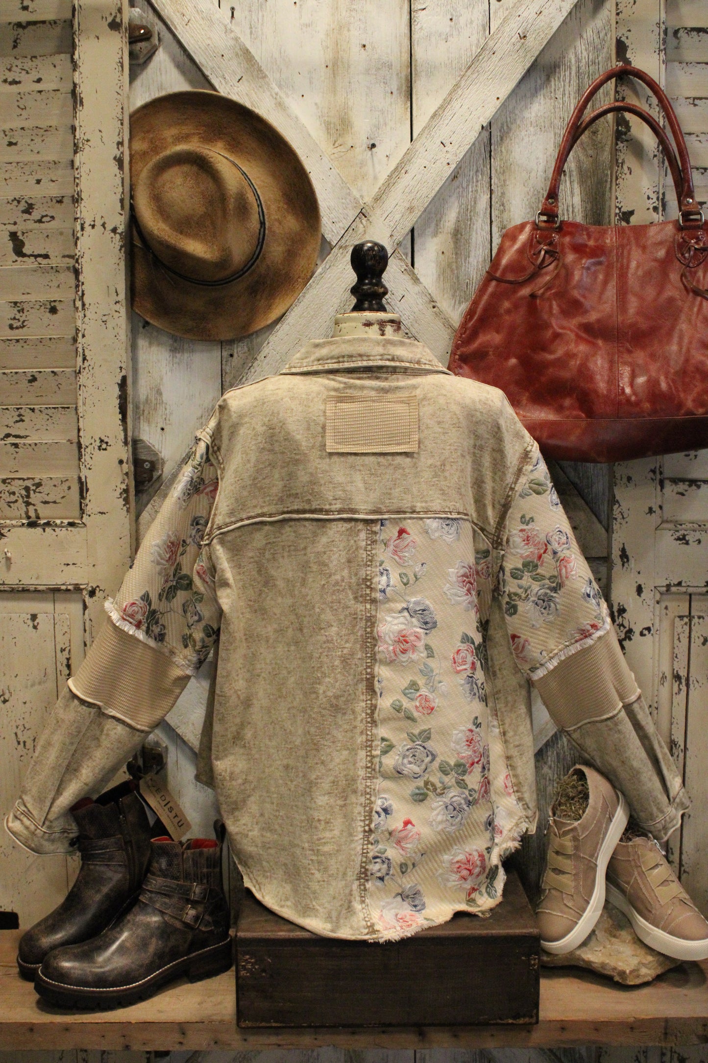 Touch of Floral Button Up Jacket