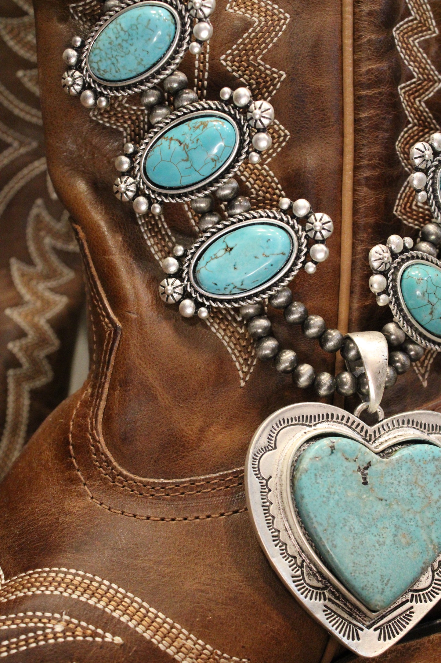 Handmade Homestead Heart Necklace