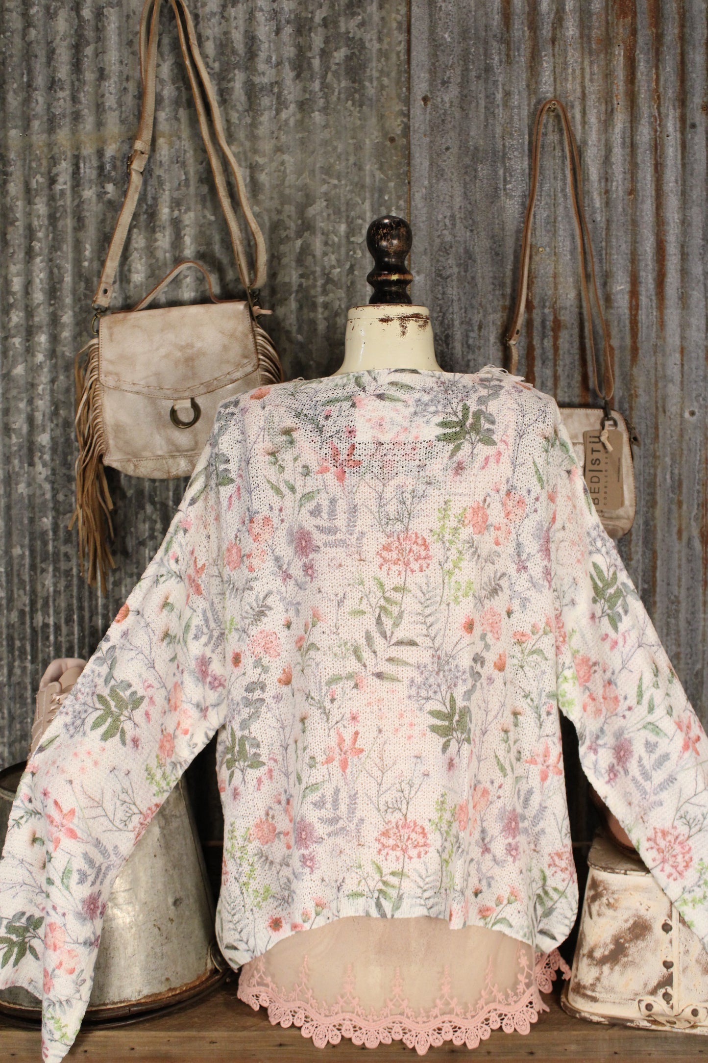 Whispering Meadow Fringe Cardigan