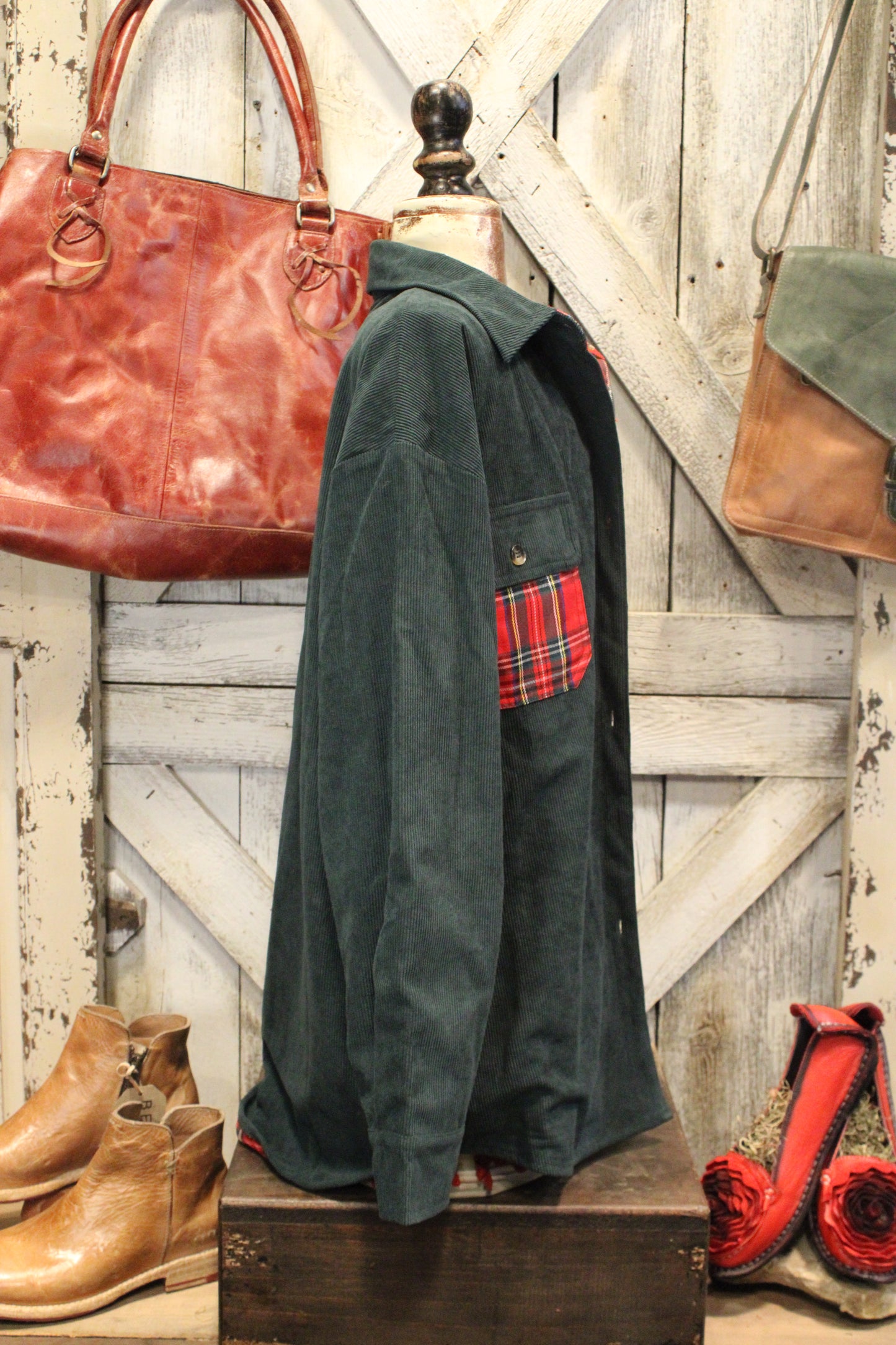Seasons Greetings Reversible Shacket