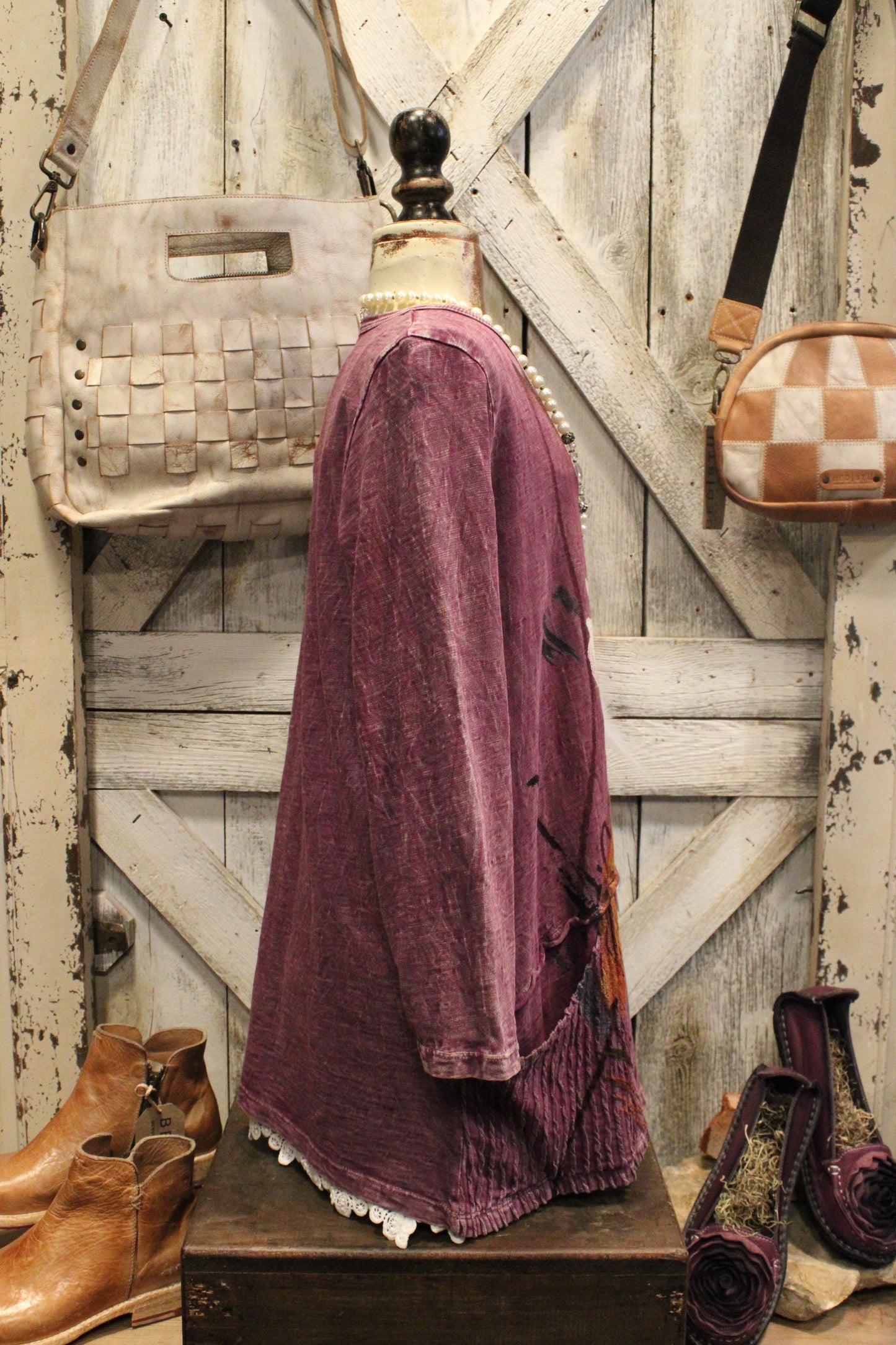 Painter’s Petal Plum Tunic