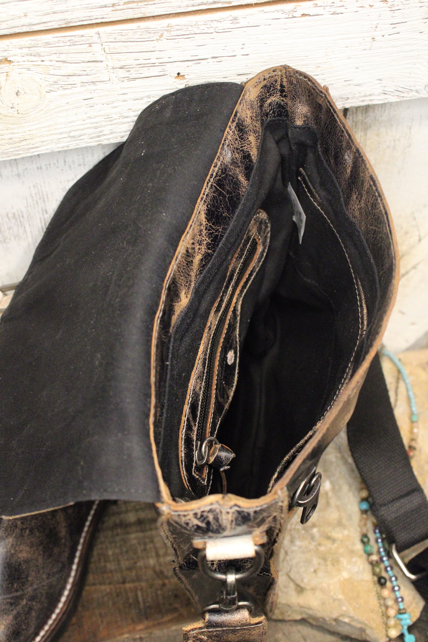 Bed|Stu Venice Beach II Black Lux Nectar Lux Handbag