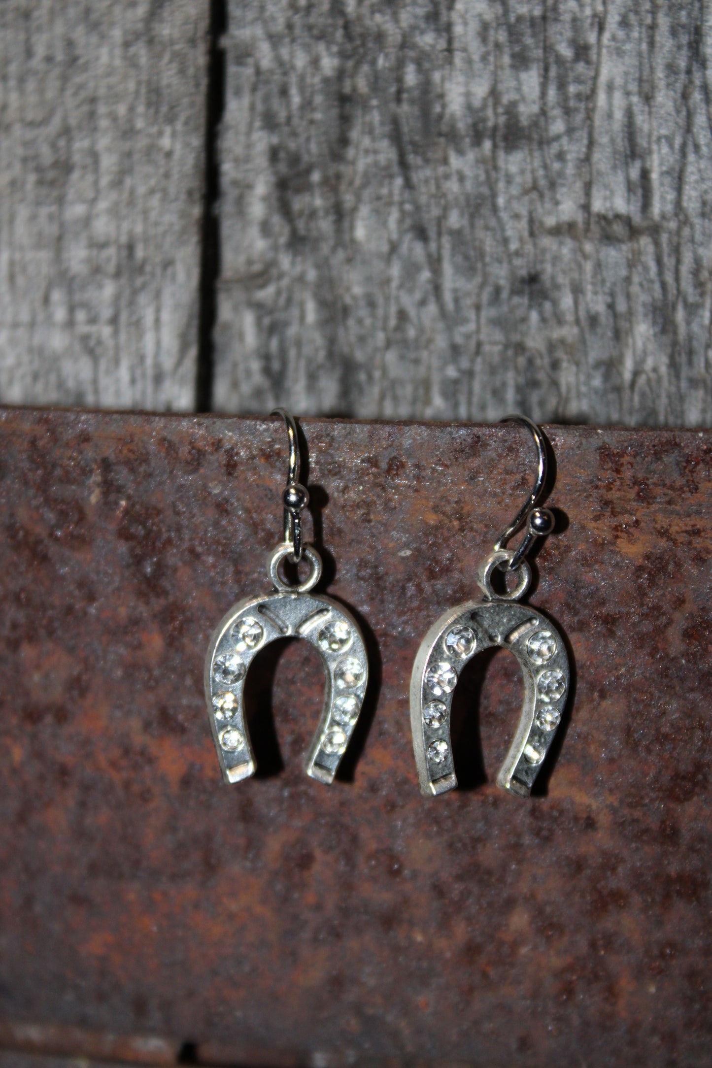 Lucky Charm Horseshoe Earrings