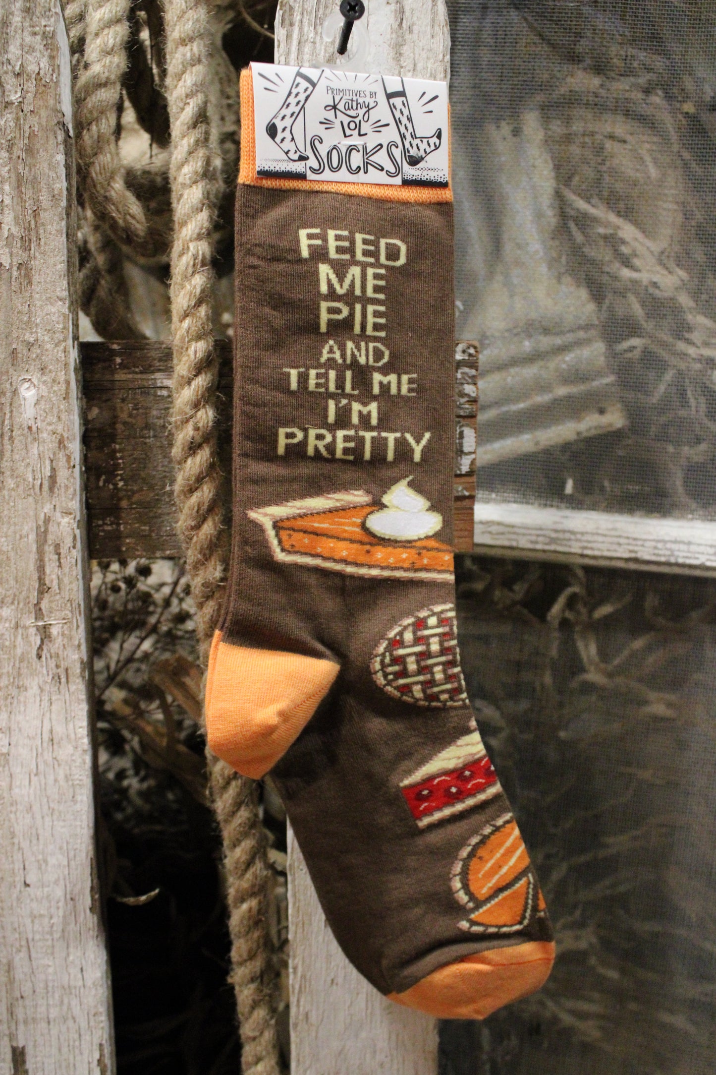 Feed Me Pie Socks