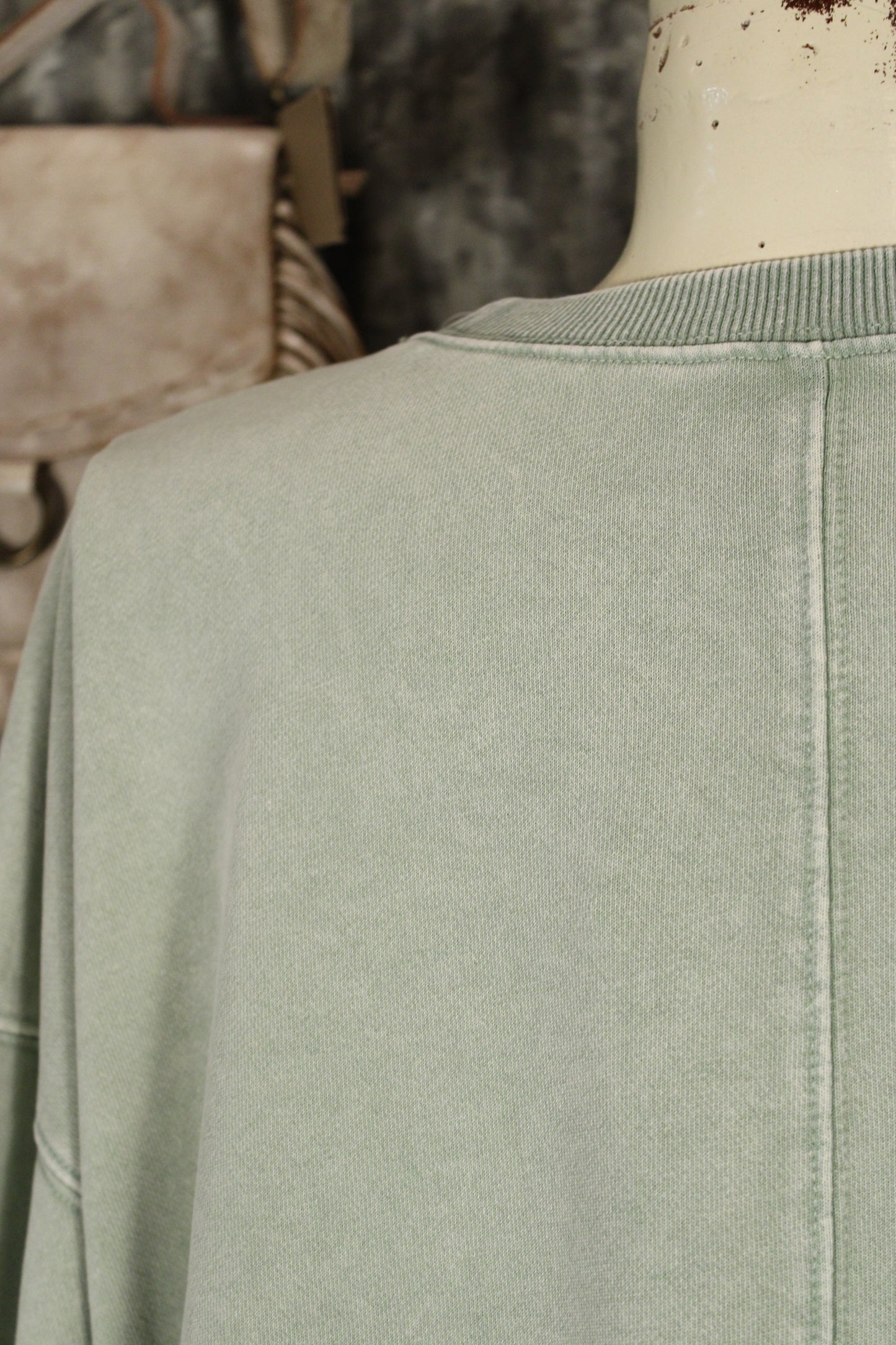 Front Porch Petals Sage Sweatshirt