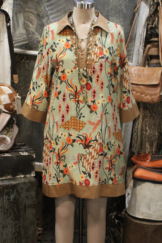 All The Sage Dress