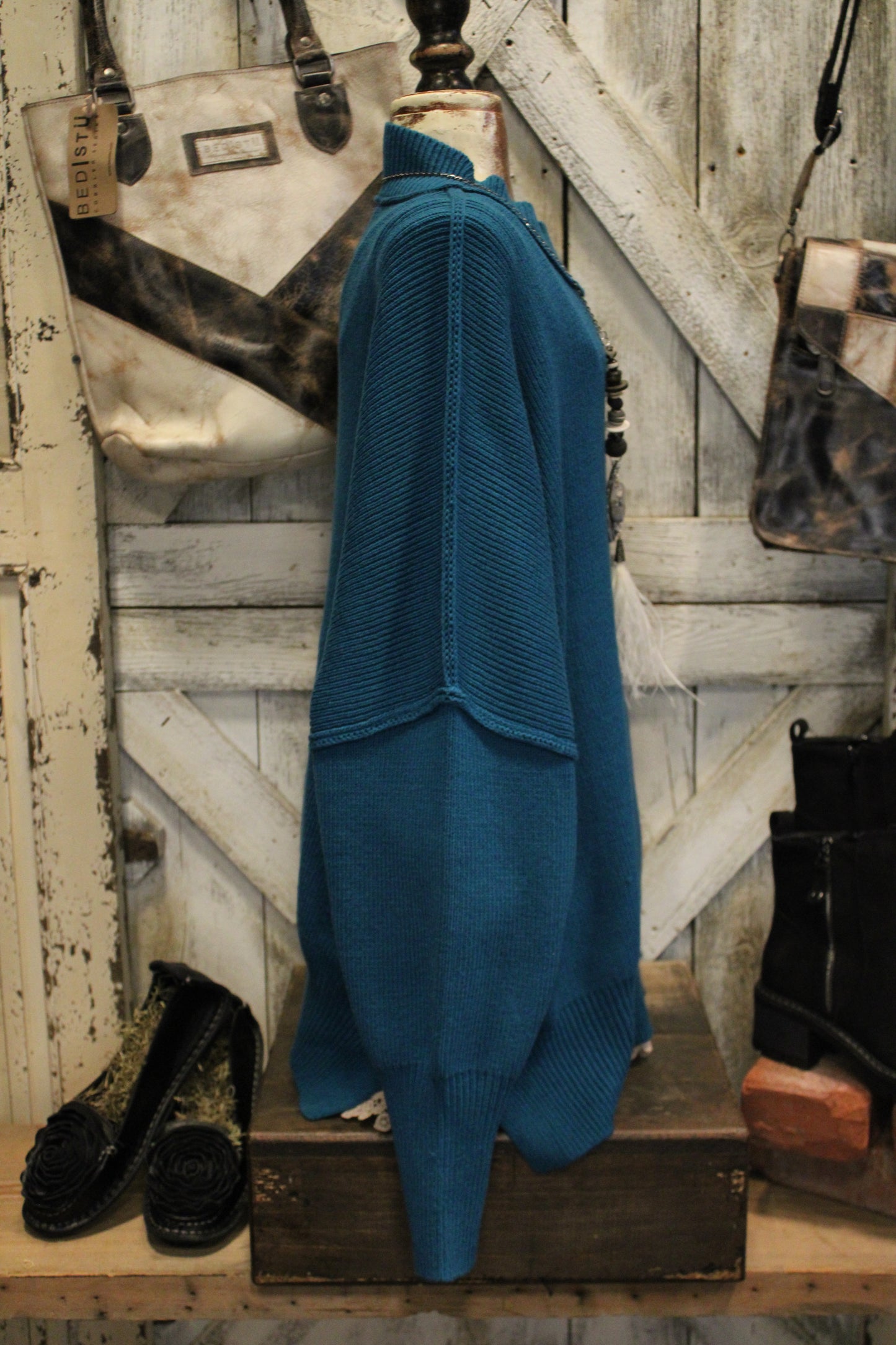 Pop Of Ocean Teal Sweater
