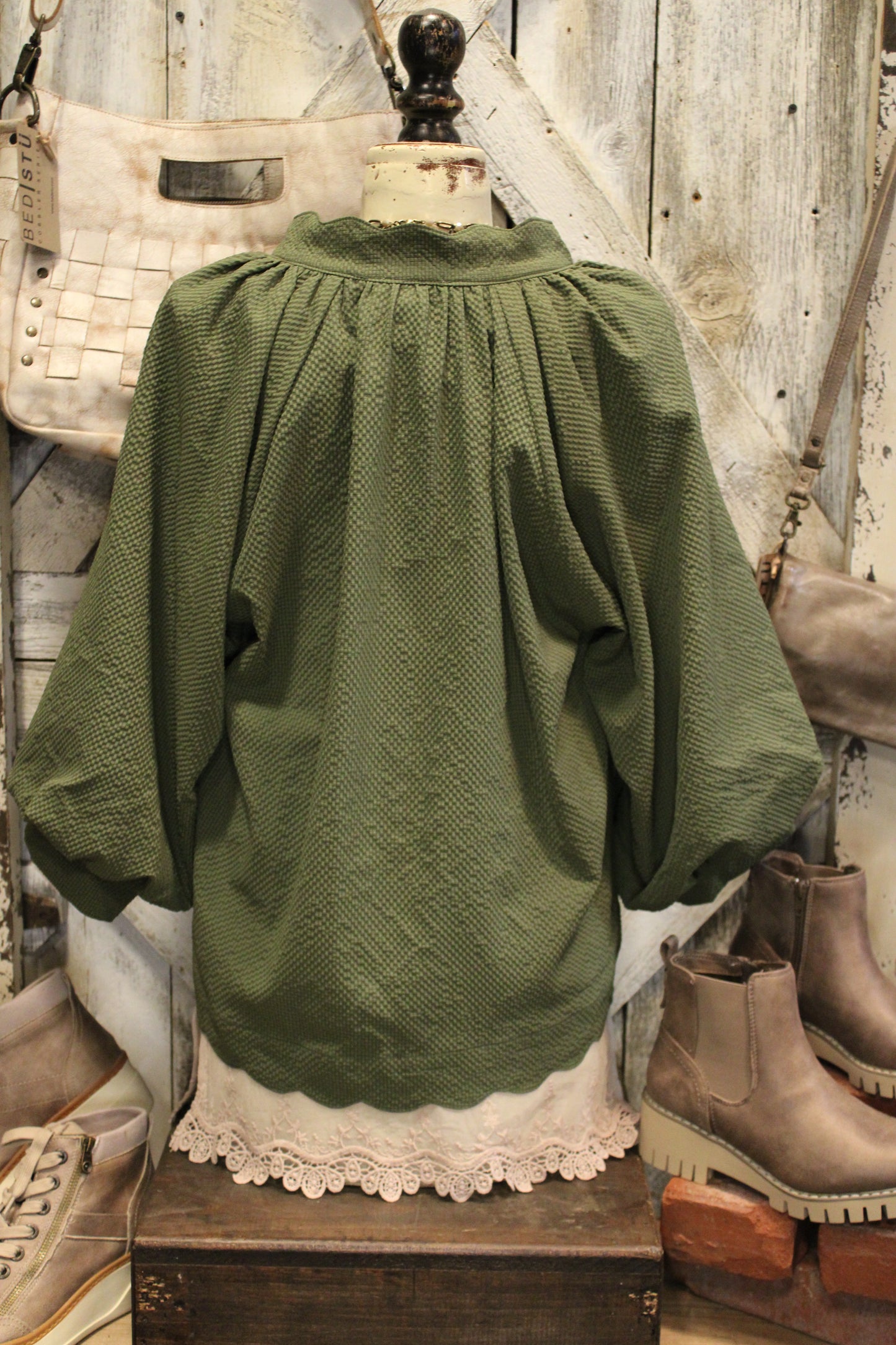 Olive for the Win Blouse