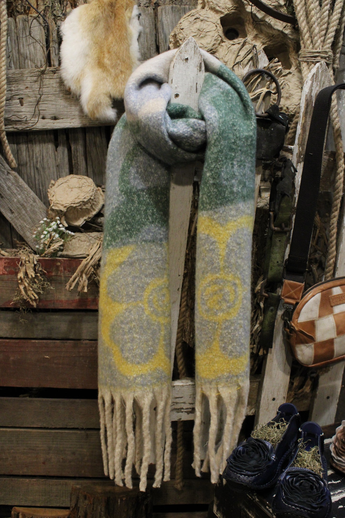 Dreams And Wishes Fringed Scarf