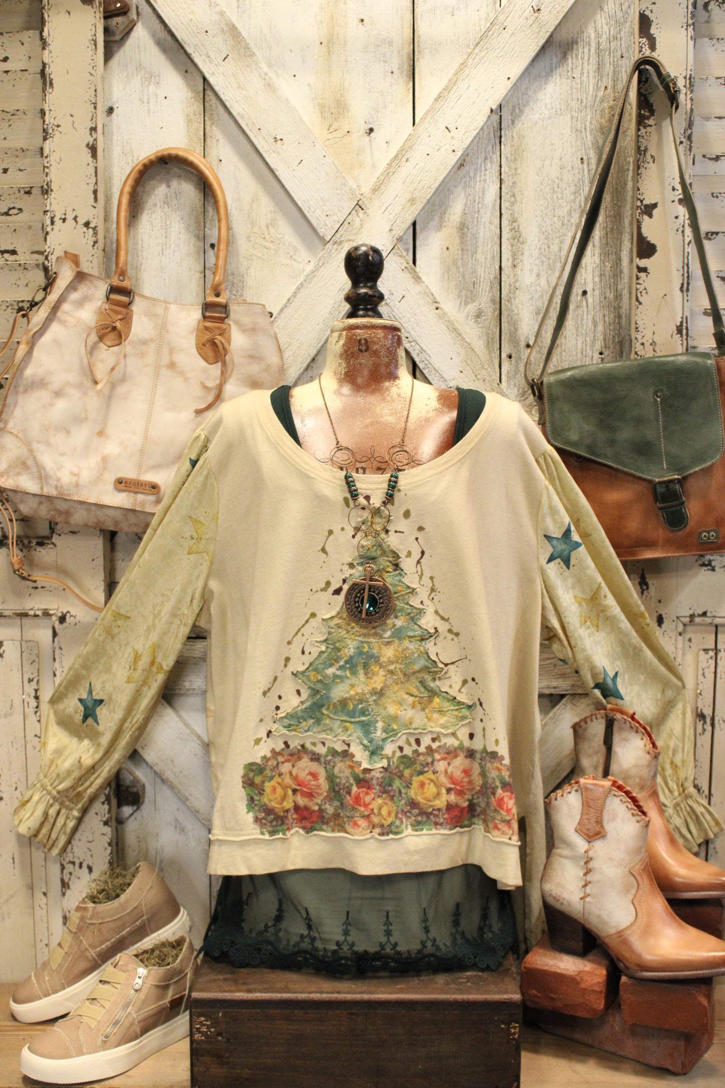 Rosie Christmas Long Sleeve Top