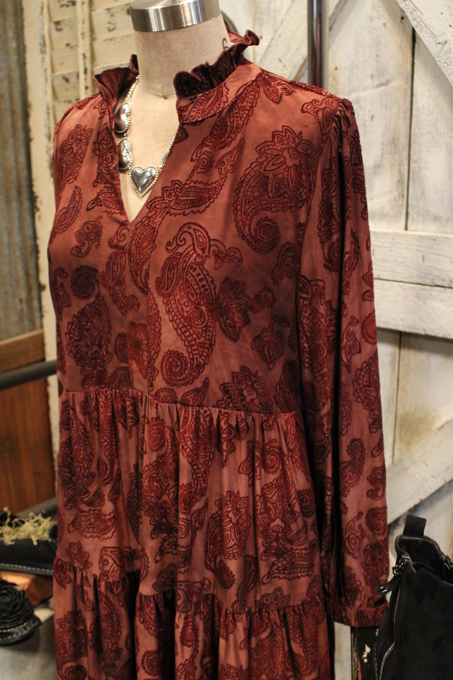 Something Special Burgundy Dress