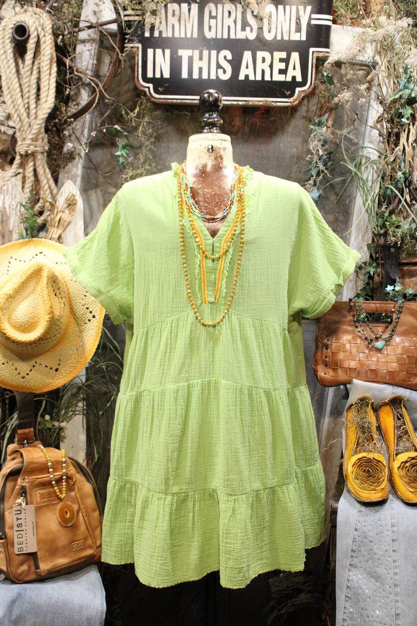 Green Apple Orchard Dress M Green Apple Orchard Dress M