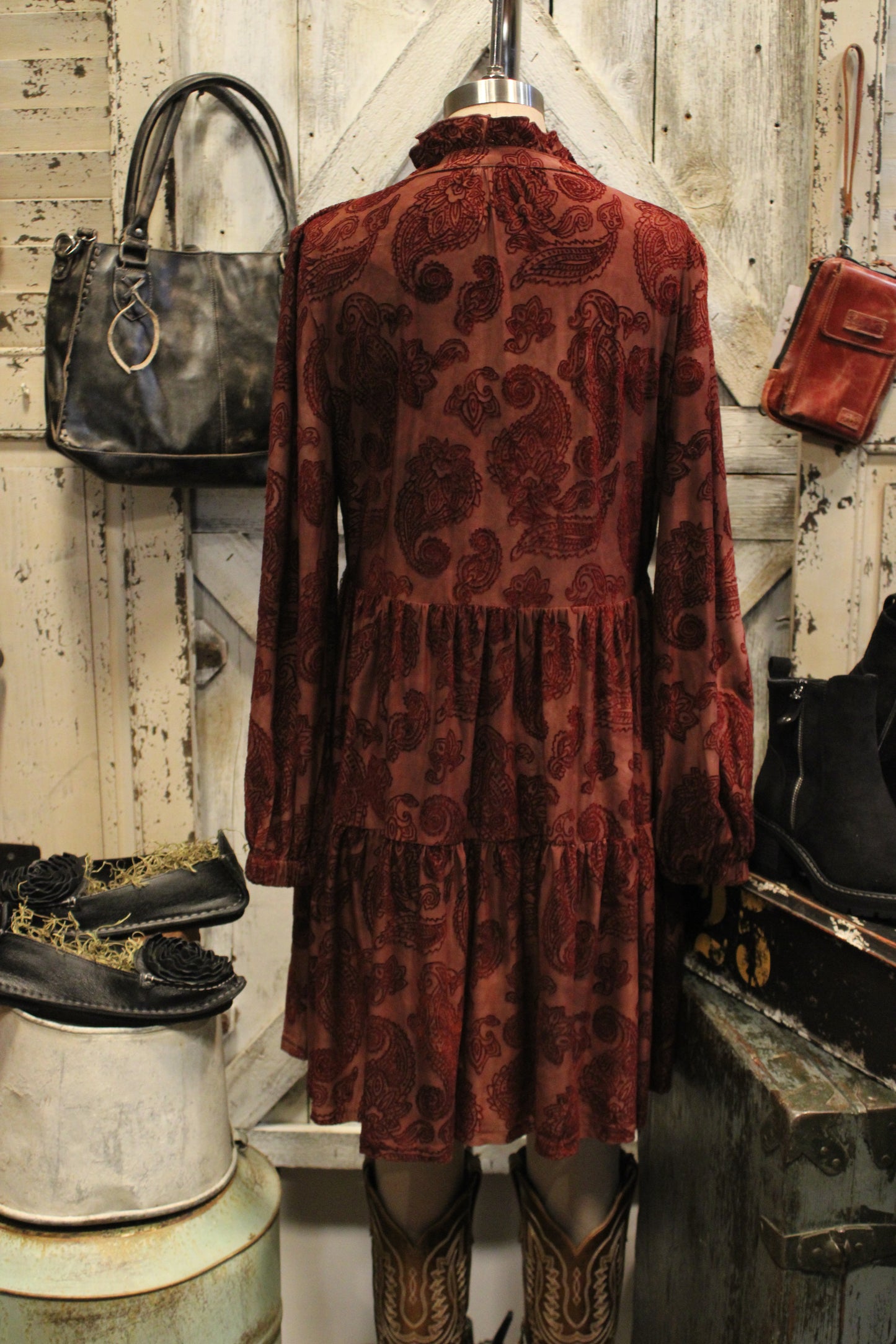 Something Special Burgundy Dress