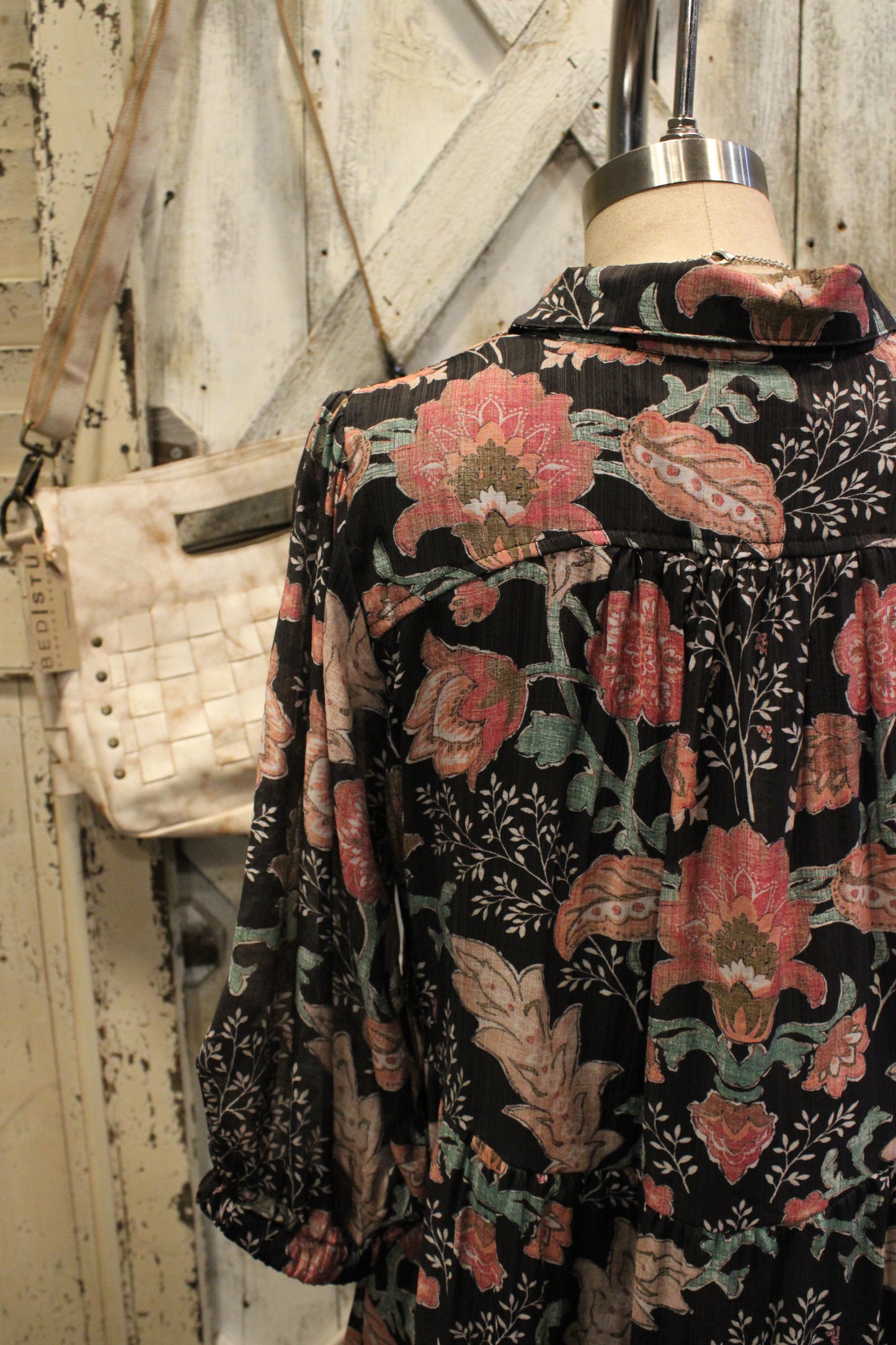 Midnight Floral Mix Maxi Dress
