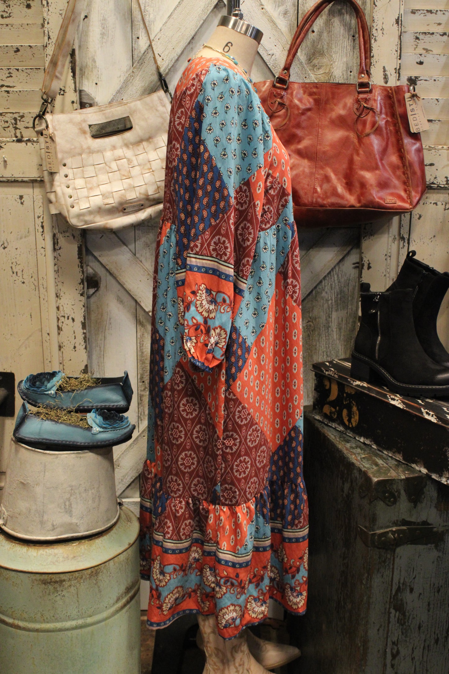 Ready For Fun Patchwork Dress