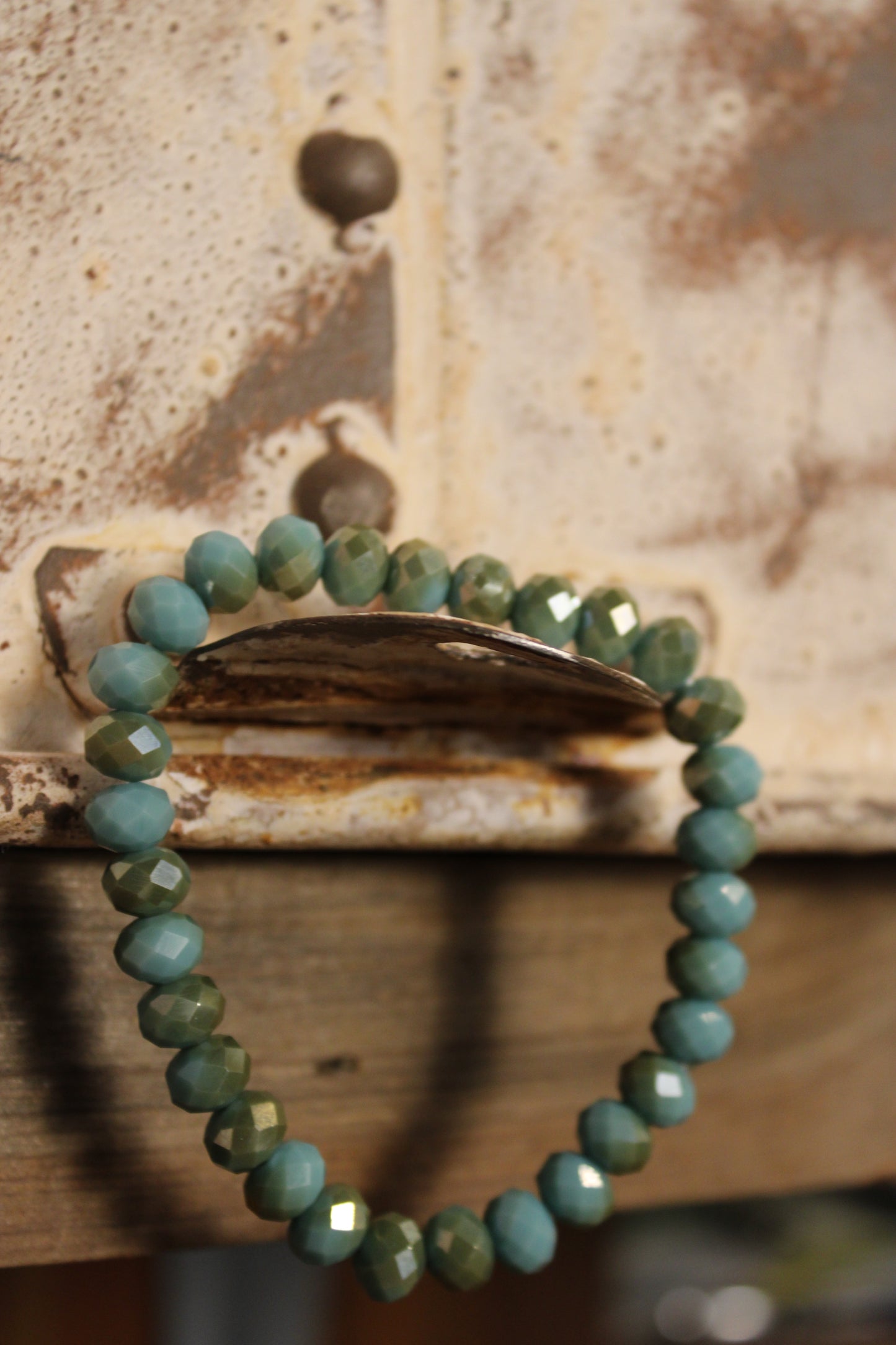 Sparkle And Shine Stretch Bracelets Sea Green