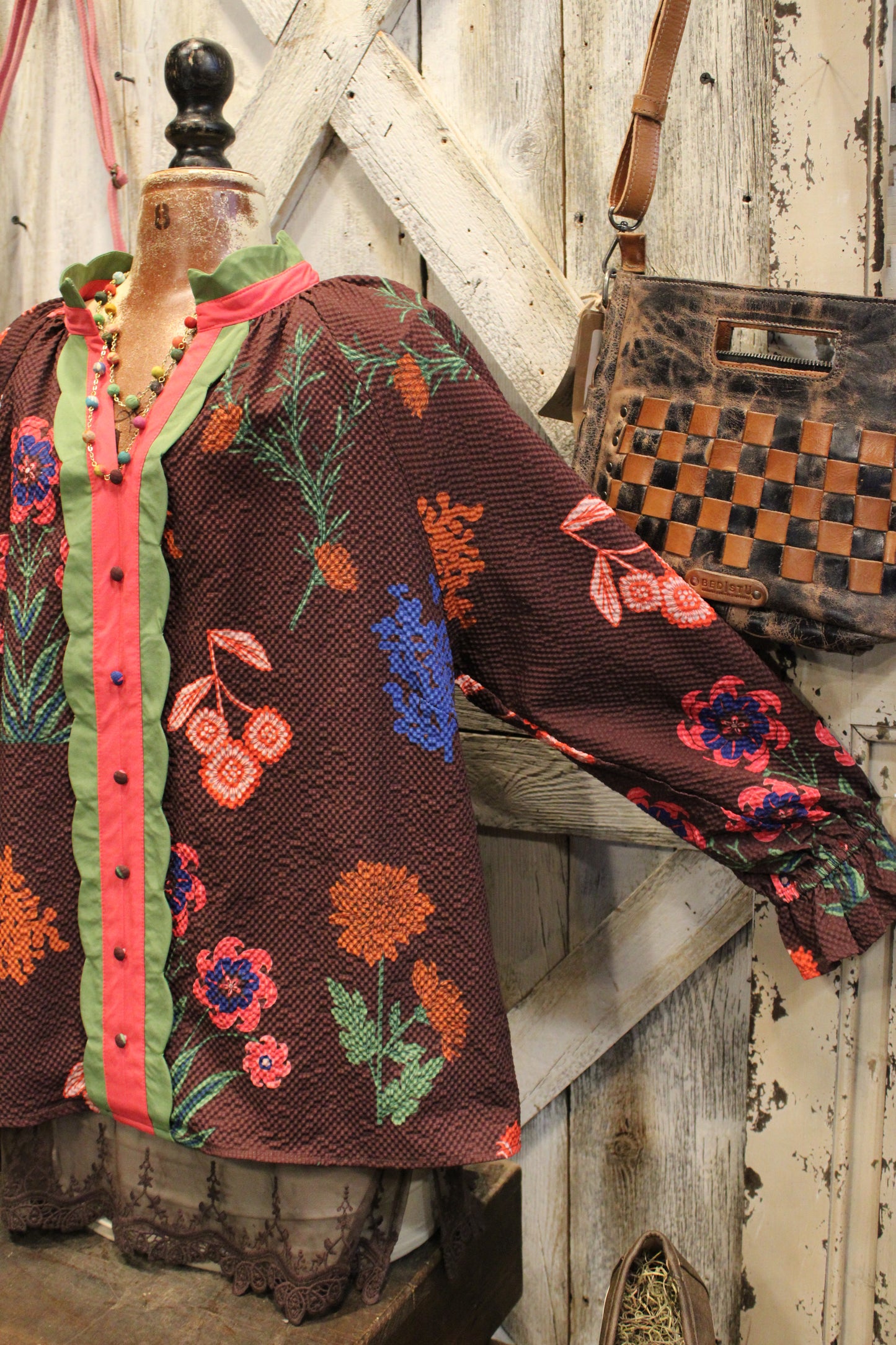 Front Porch Florals Blouse