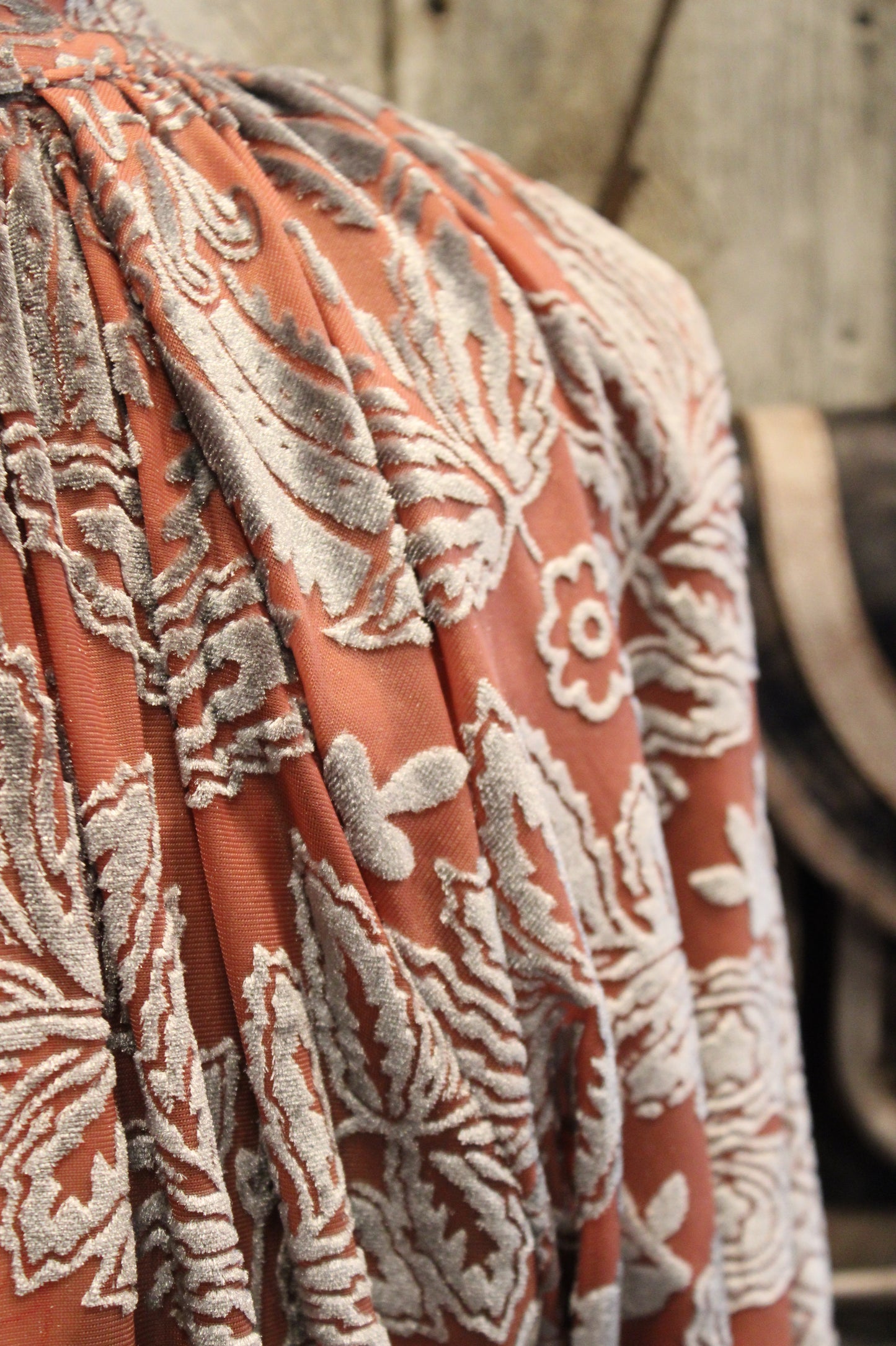 Dusty Rose Shimmer Blouse