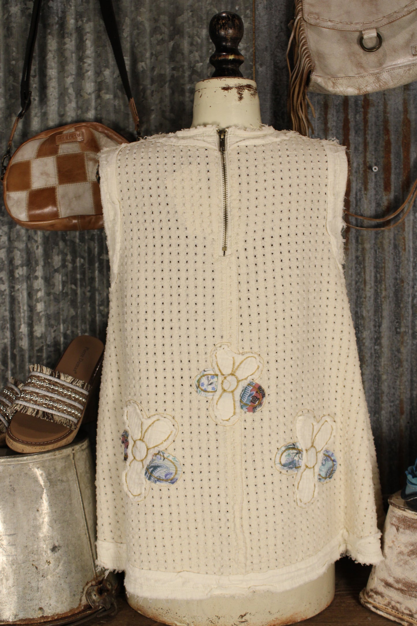Petal And Thread Cotton Tank