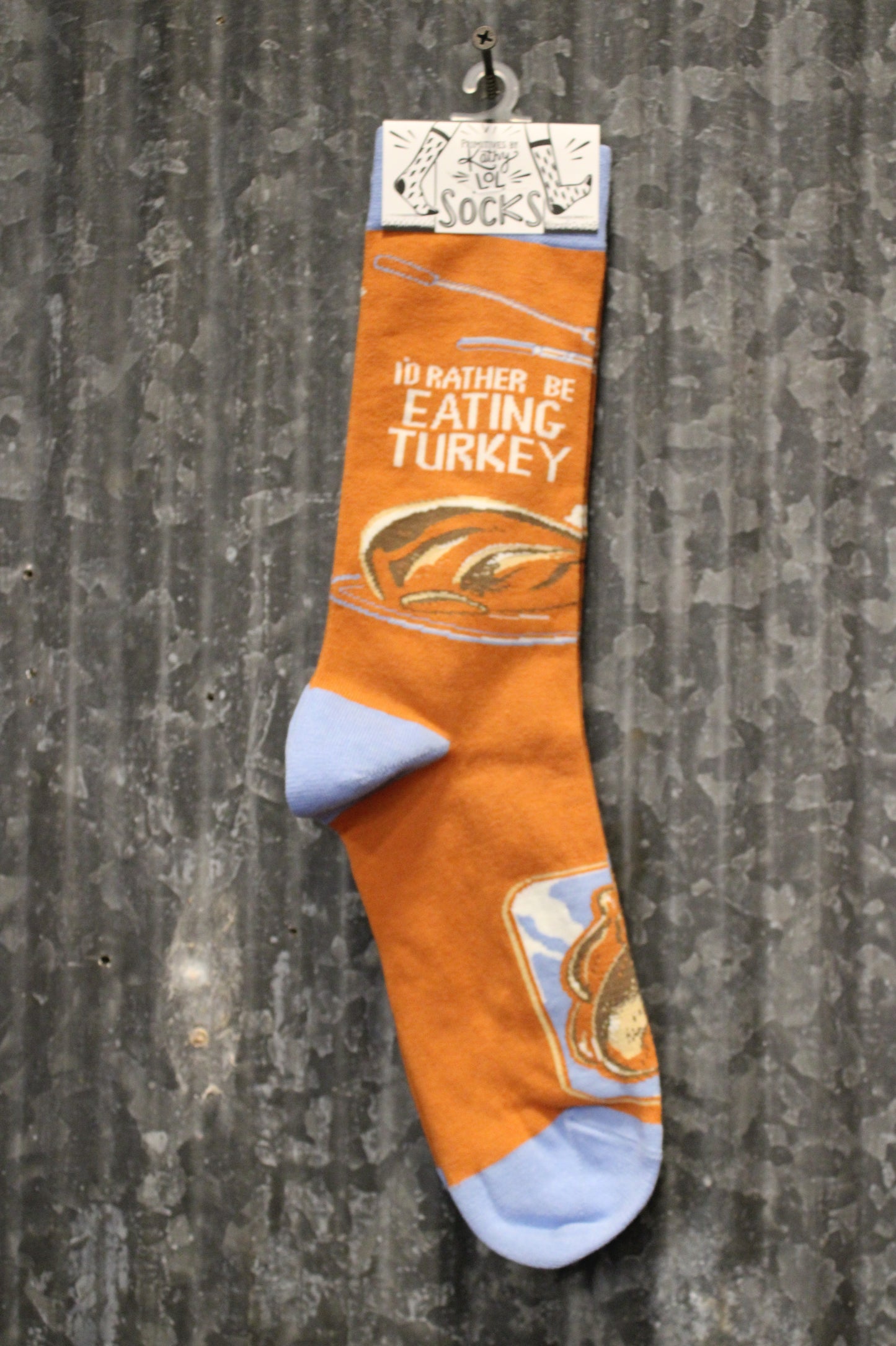 I'd Rather Be Eating Turkey Socks