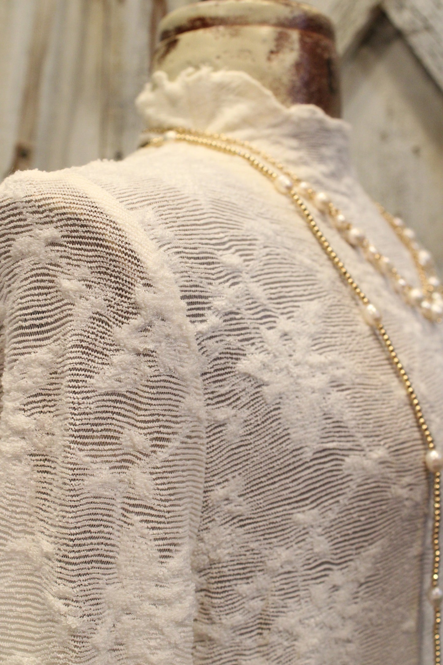 Vanilla Kiss Mesh Top