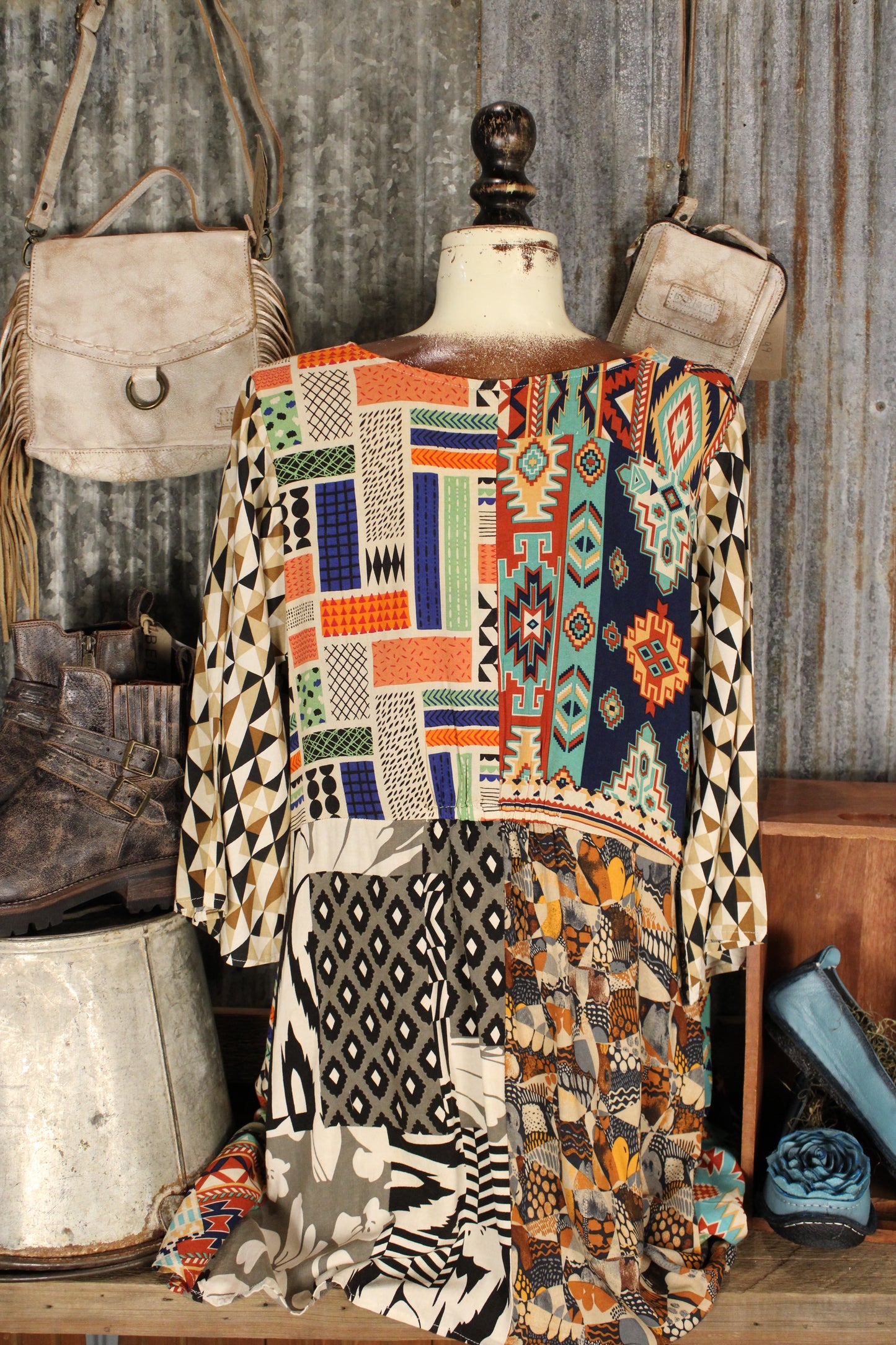 Hippie Patchwork Tunic