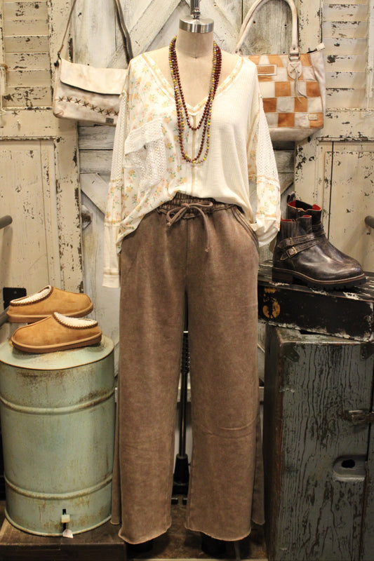 Lazy Lounge Mocha Pants