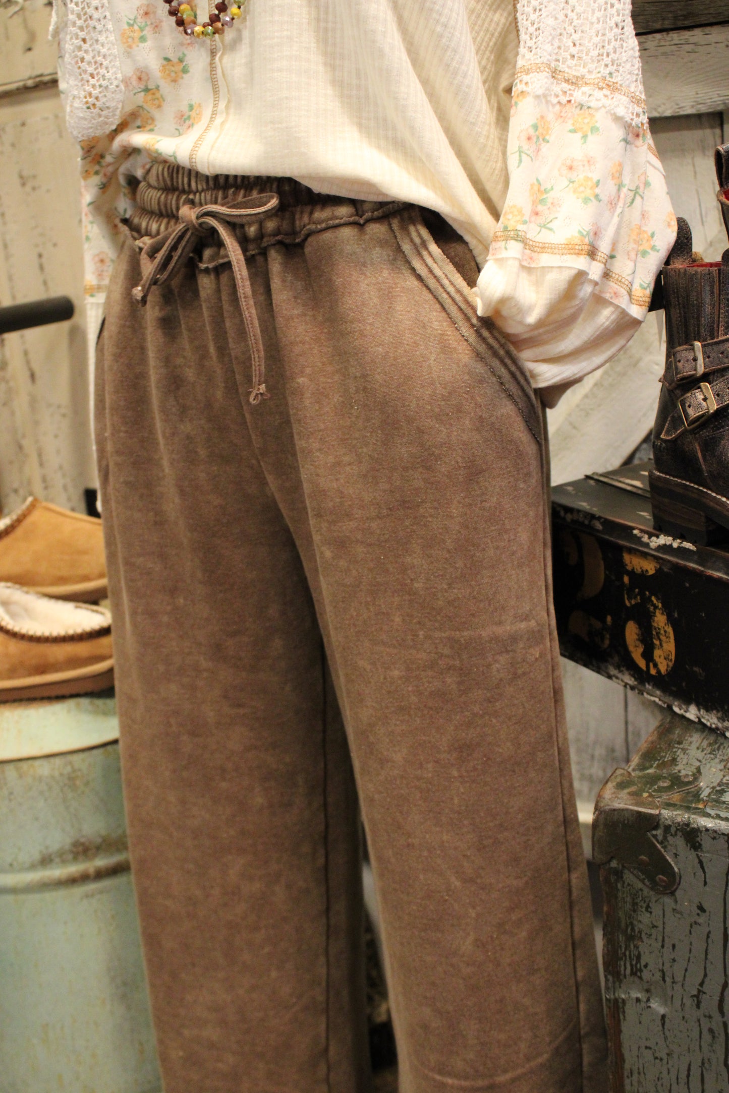 Lazy Lounge Mocha Pants