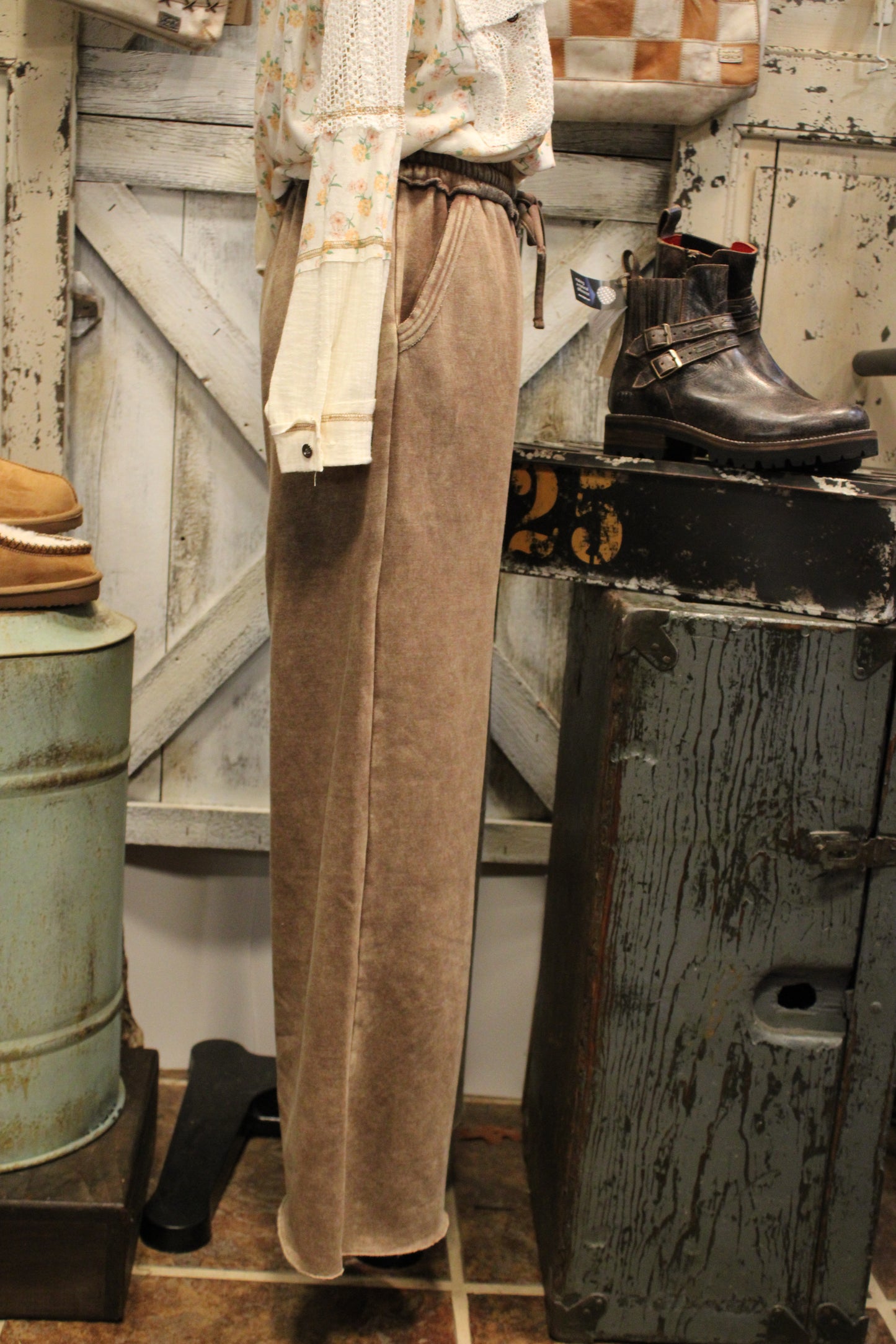 Lazy Lounge Mocha Pants