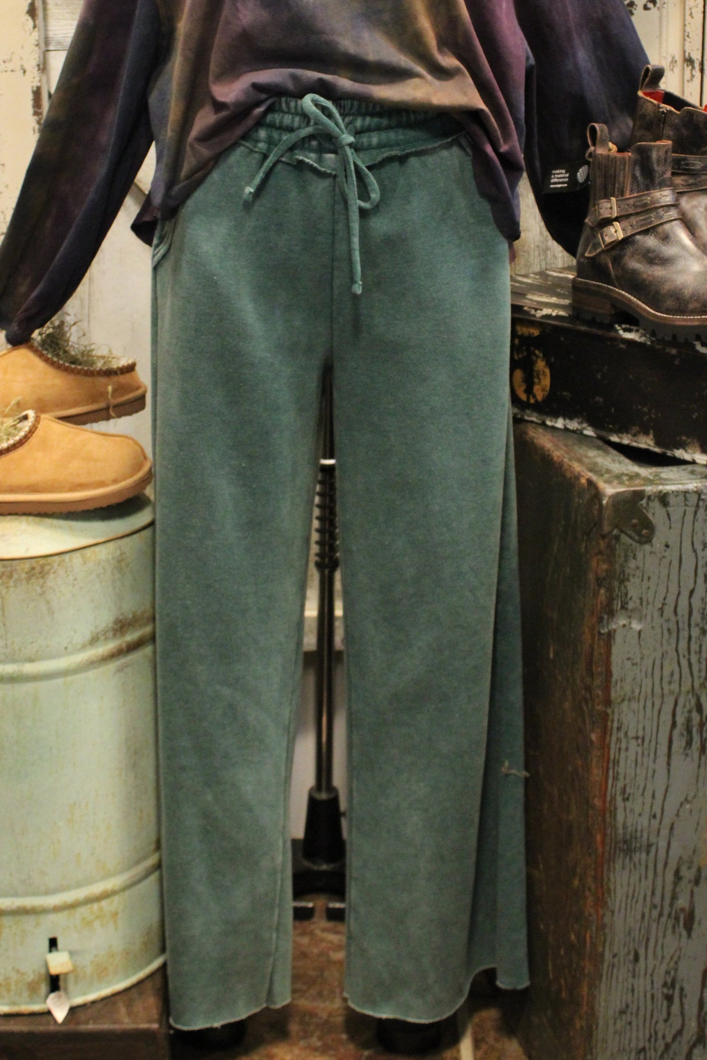 Lazy Lounge Dark Green Pants