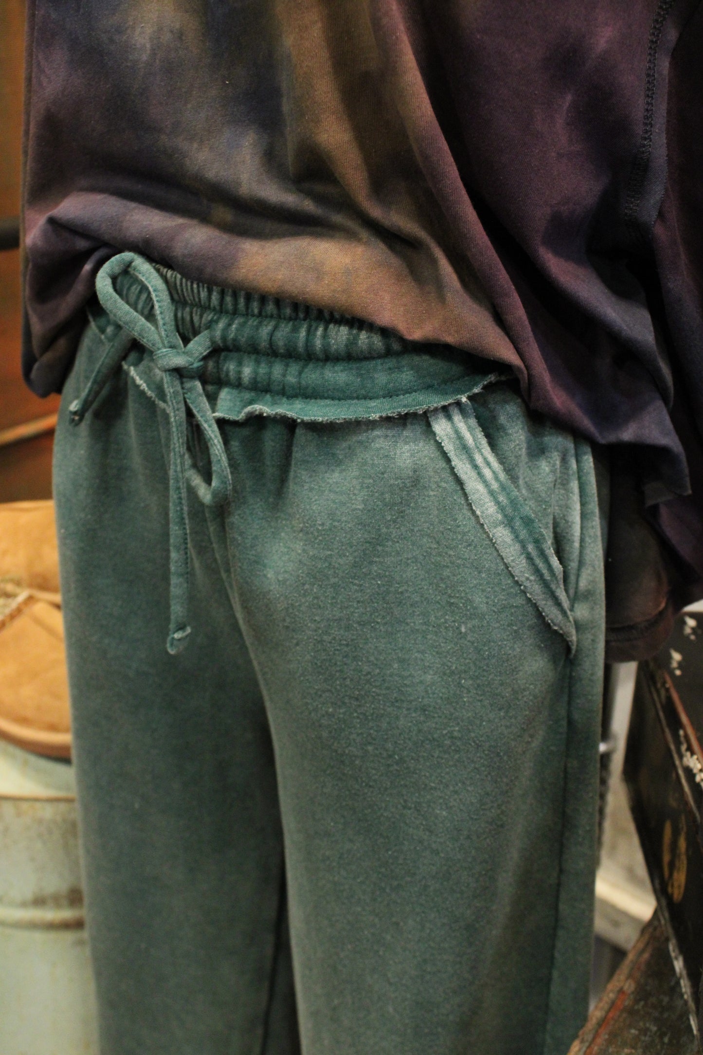 Lazy Lounge Dark Green Pants