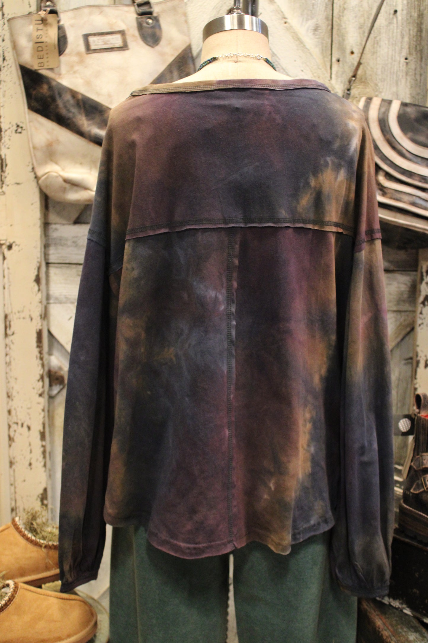 Midnight Tie Dye Top