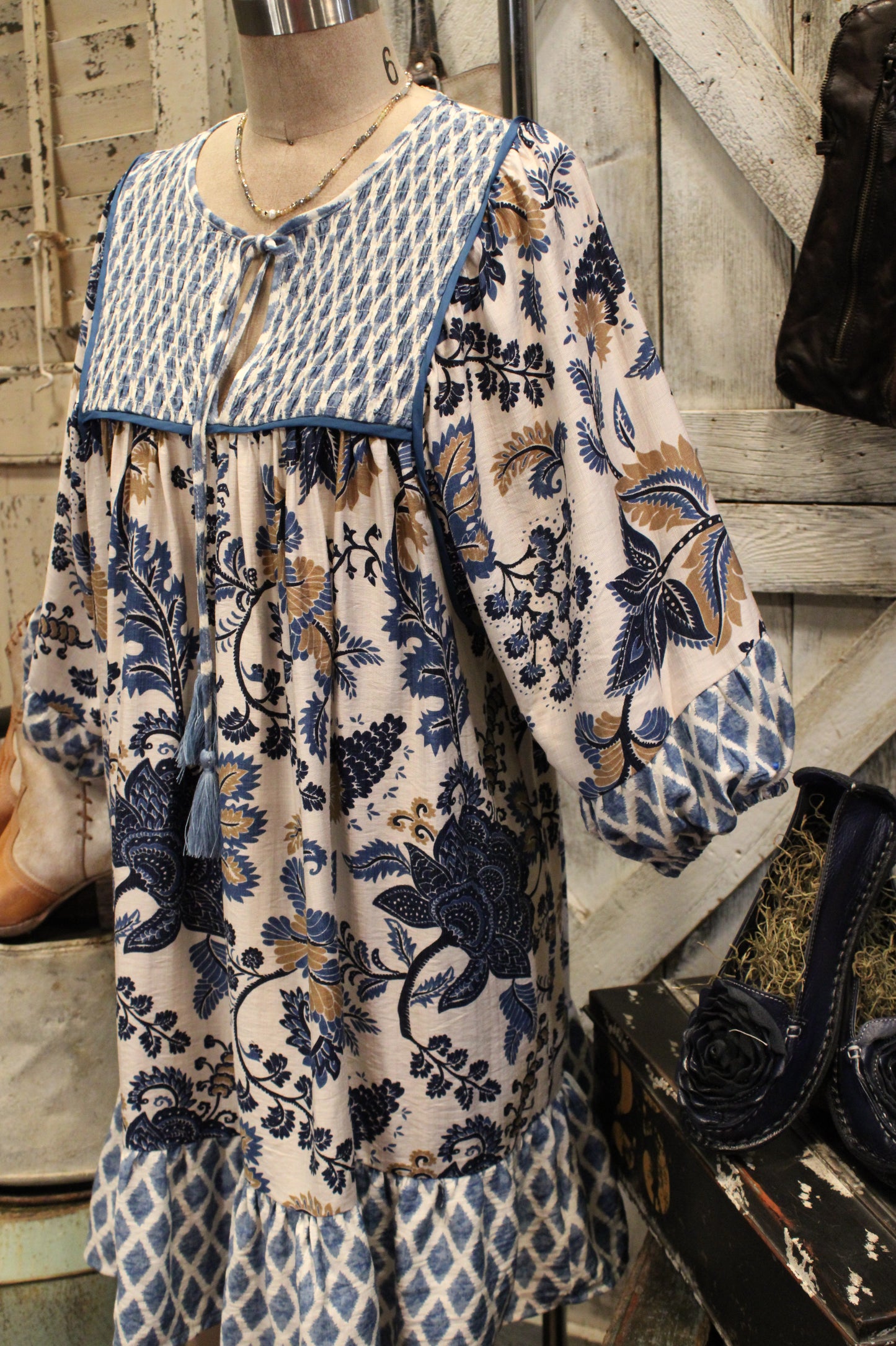 Dusty Blue Dreams Dress