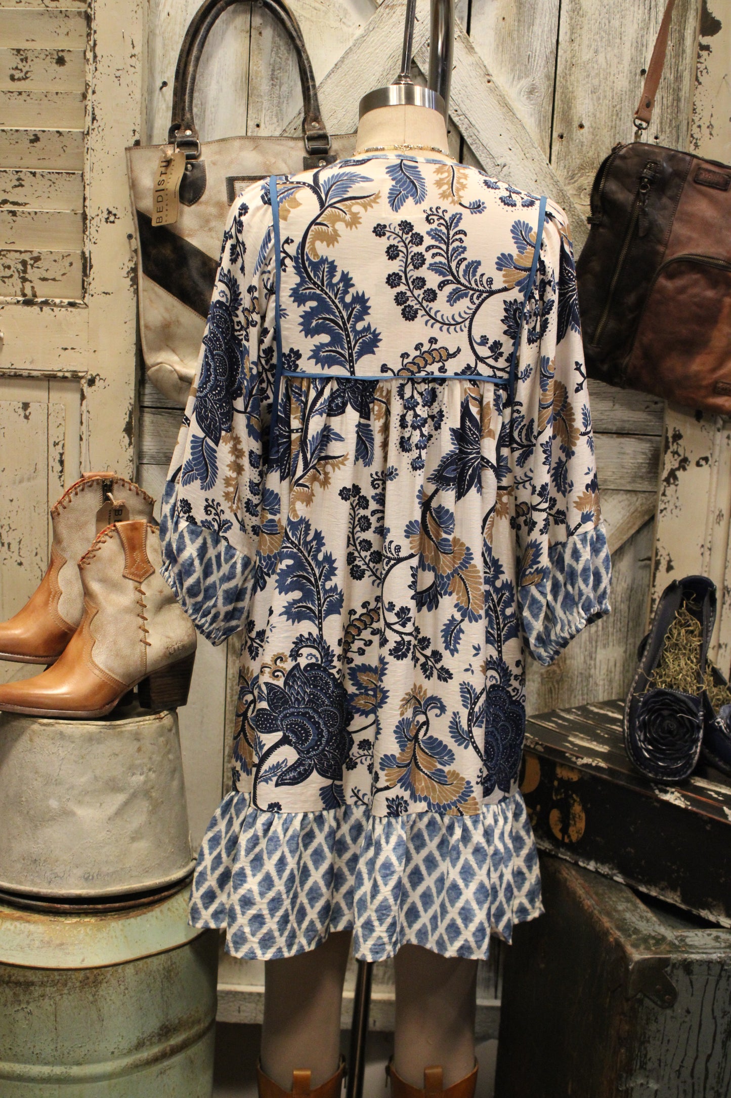 Dusty Blue Dreams Dress