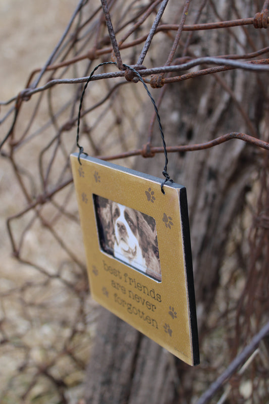 Best Friends Are Never Forgotten Mini Hanging Photo Frame