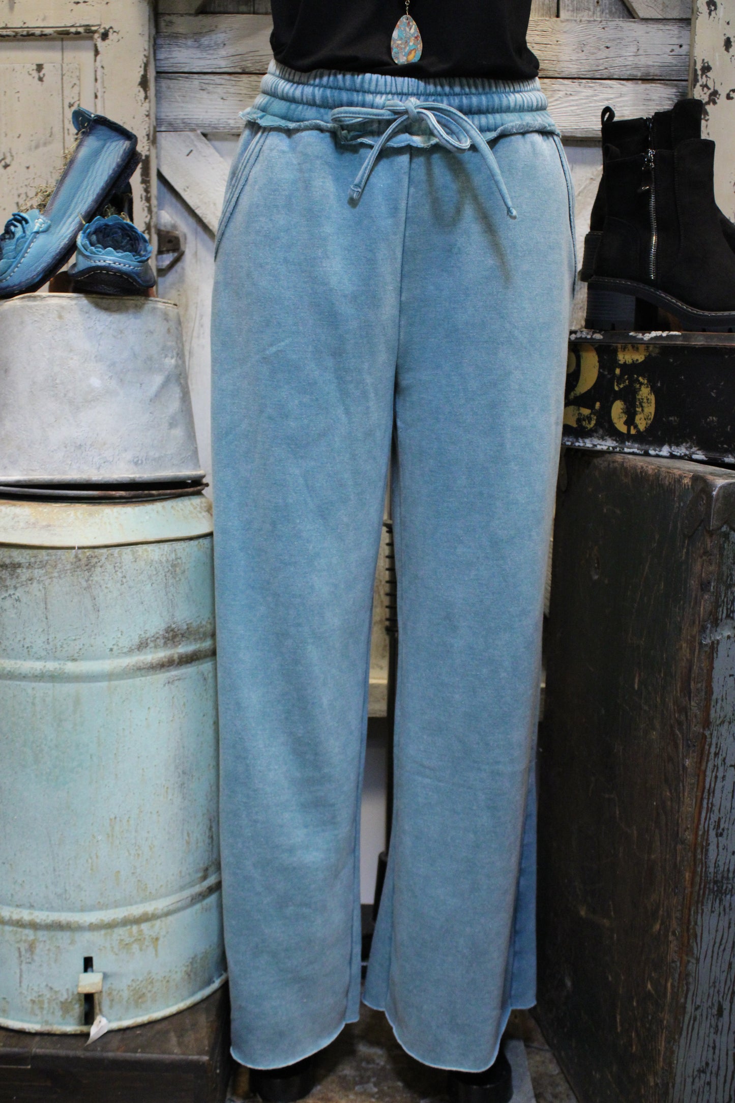 Lazy Lounge Teal Pants