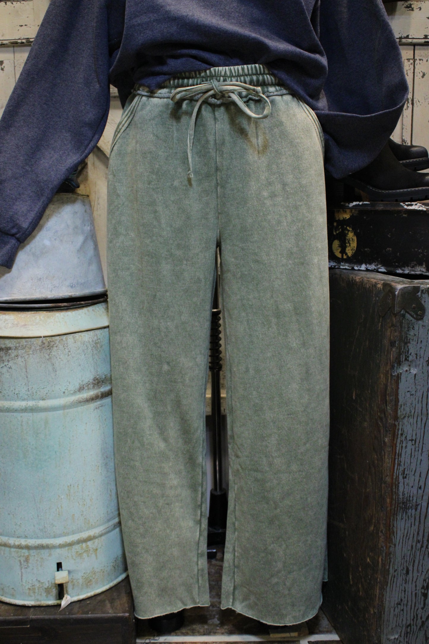 Lazy Lounge Light Olive Pants