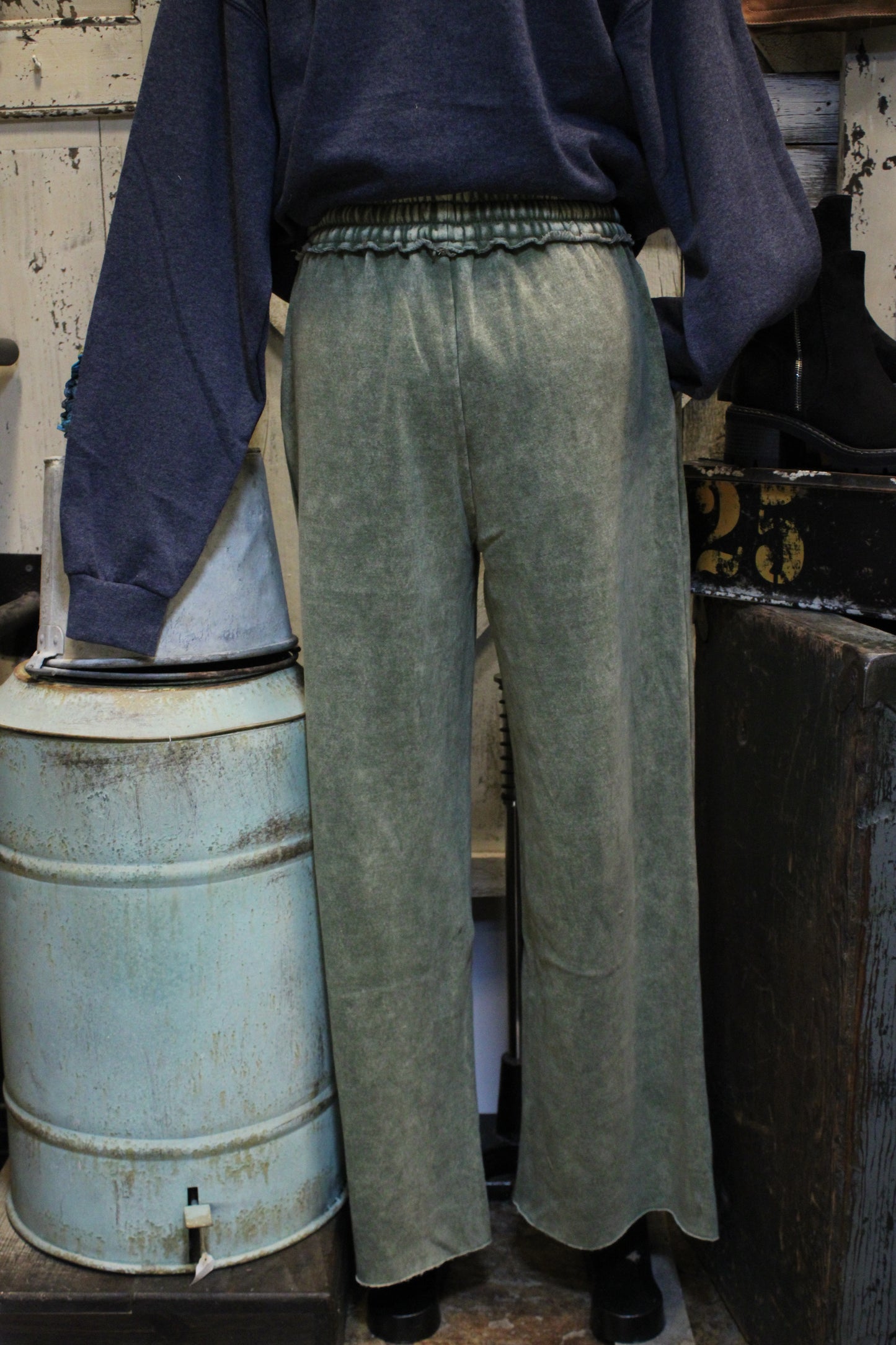 Lazy Lounge Light Olive Pants