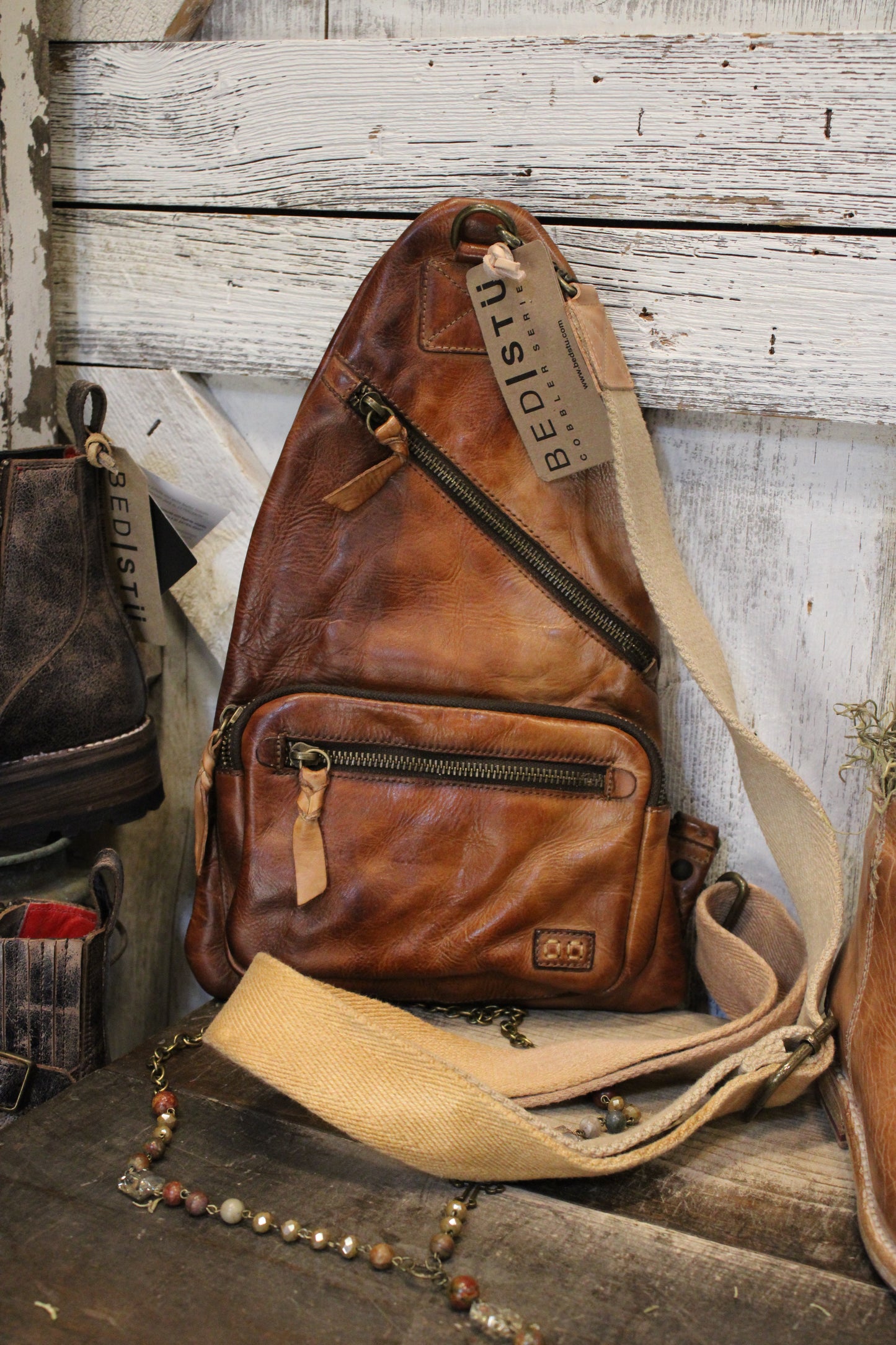 Bed|Stu Andie Cafe Latte TD Handbag