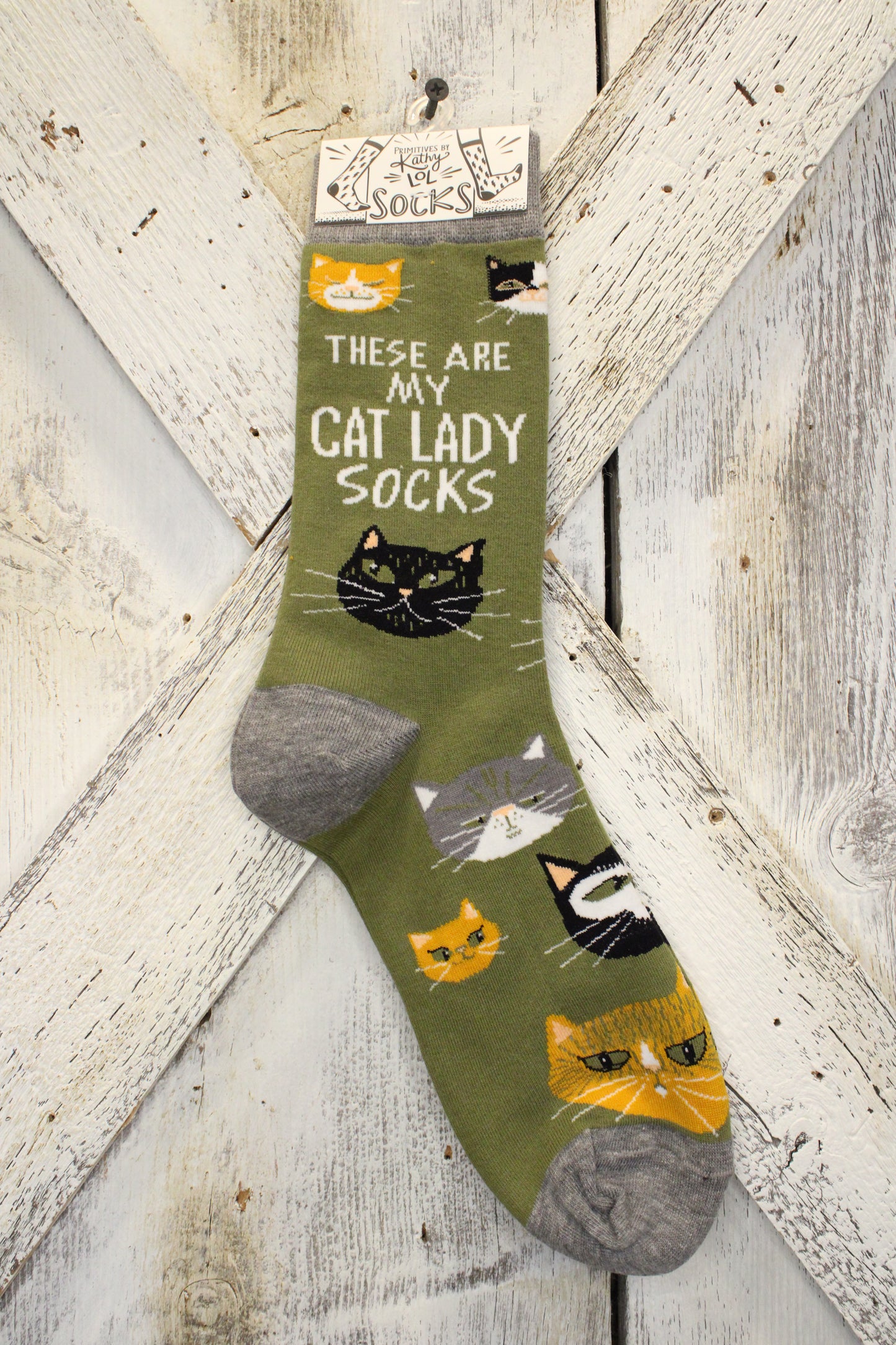 These Are My Cat Lady Socks