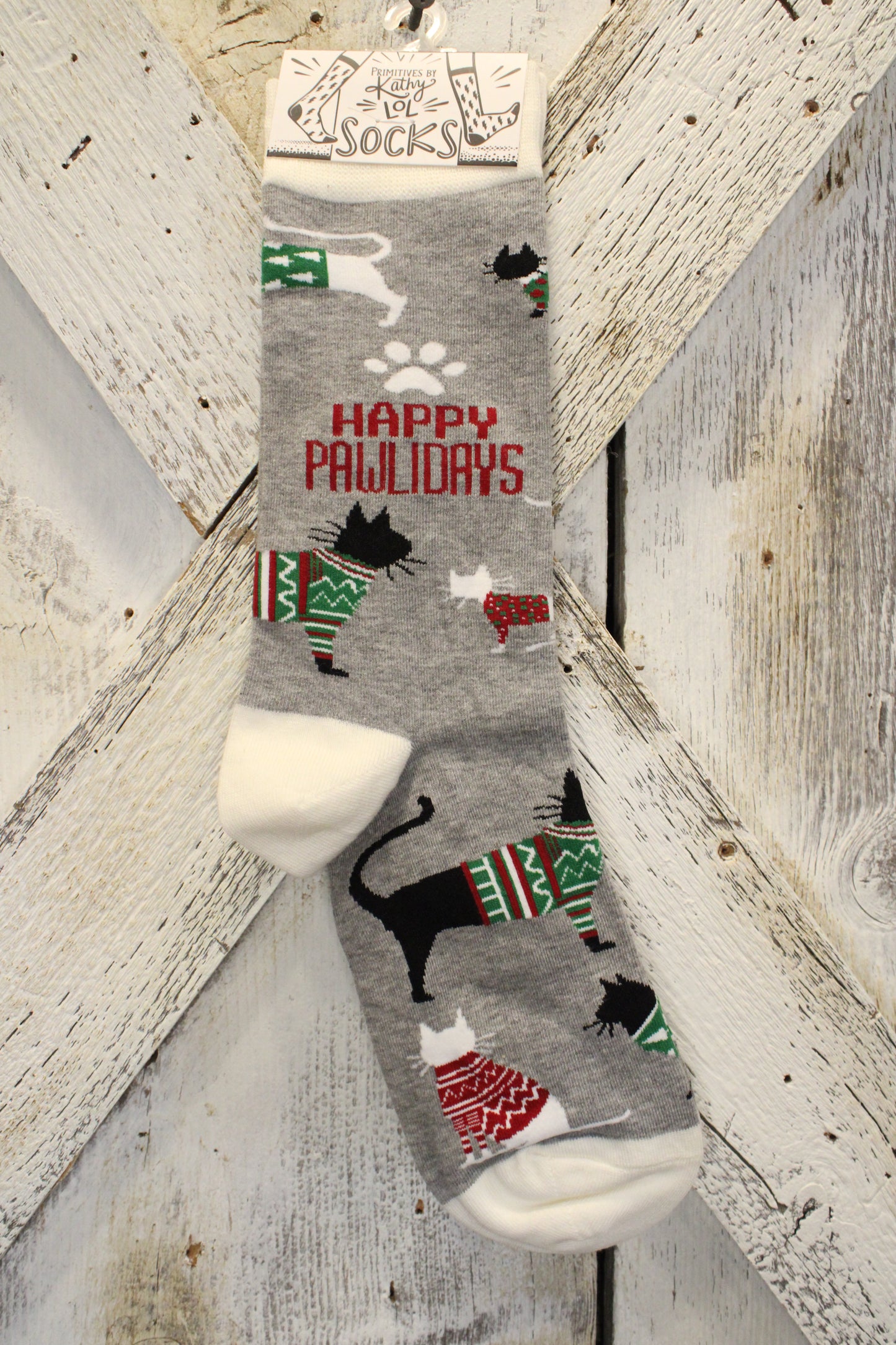 Happy Pawlidays Socks