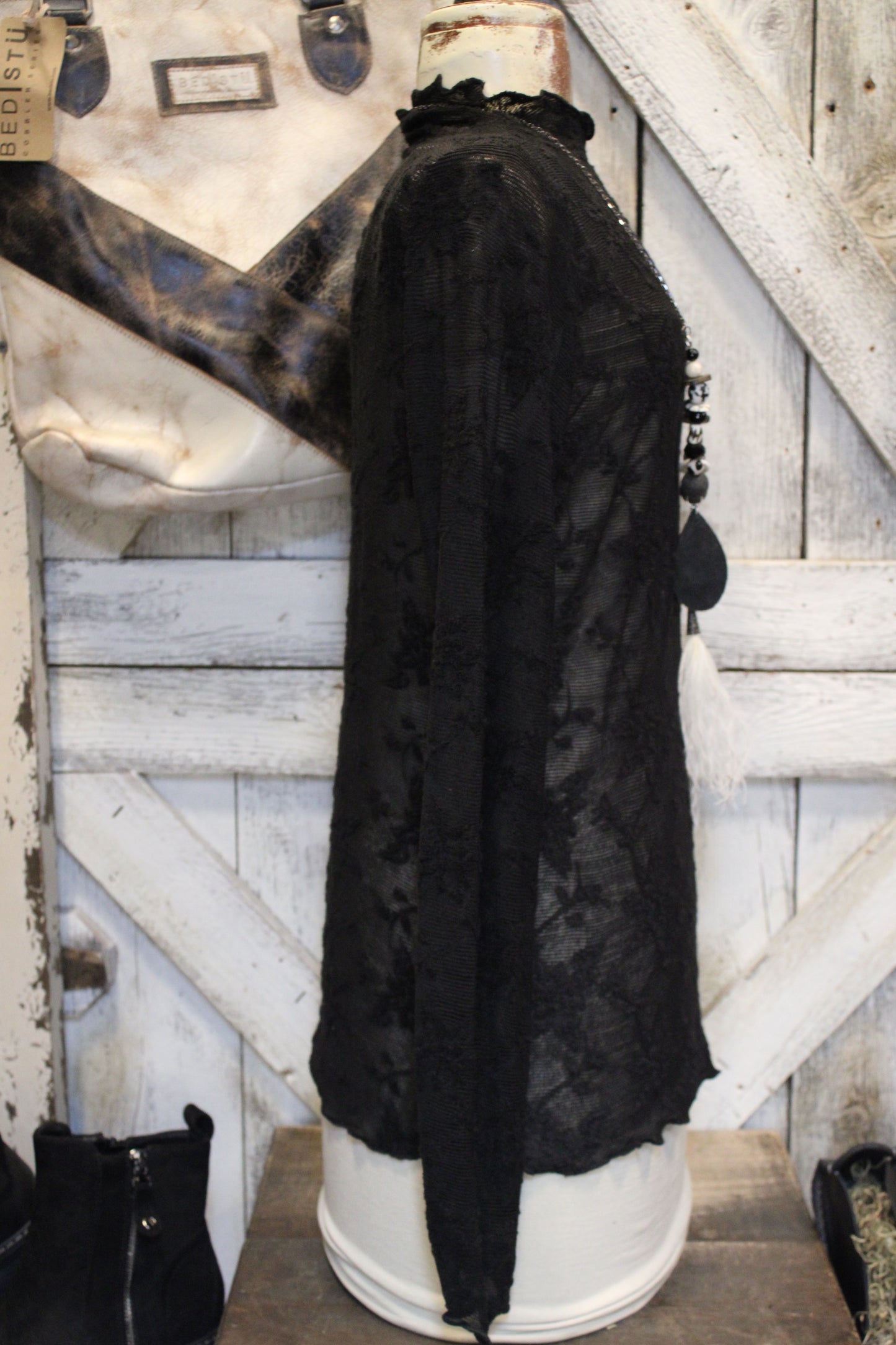 Midnight Kiss Mesh Top