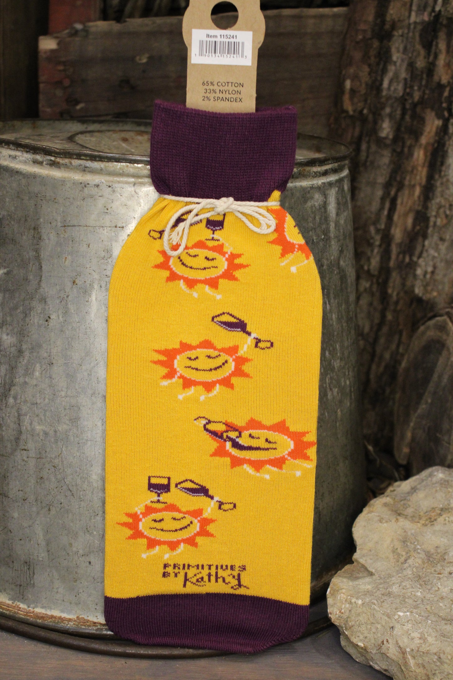 Feeling Fine Wine Sock